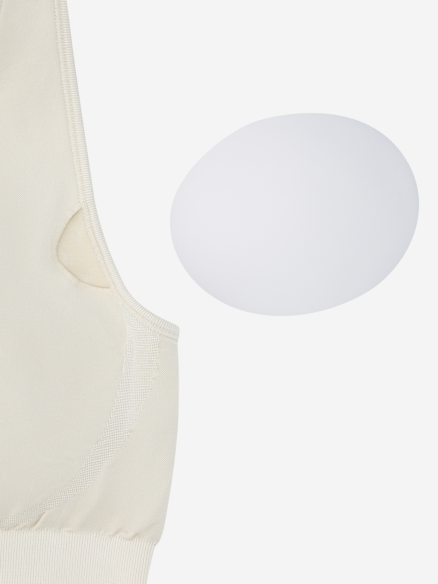 фото Топ бра спортивный demix highflow seamless longline, бежевый