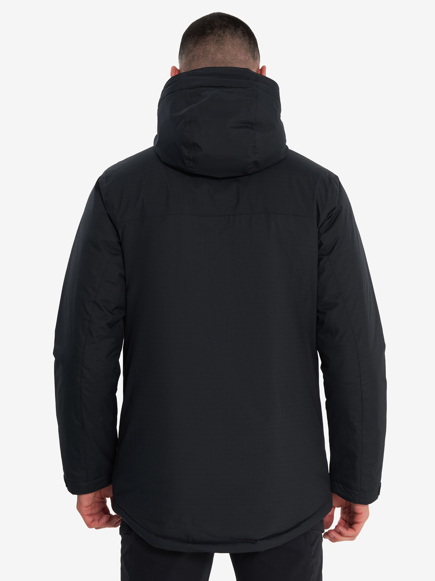 фото Пуховик мужской columbia oak harbor long insulated jacket, черный