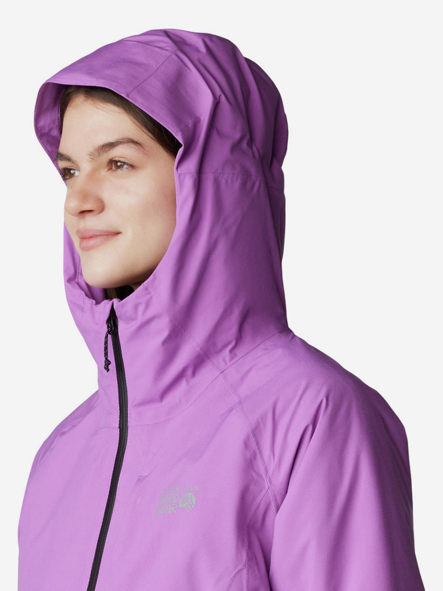 фото Куртка утепленная женская mountain hardwear stretch ozonic, фиолетовый