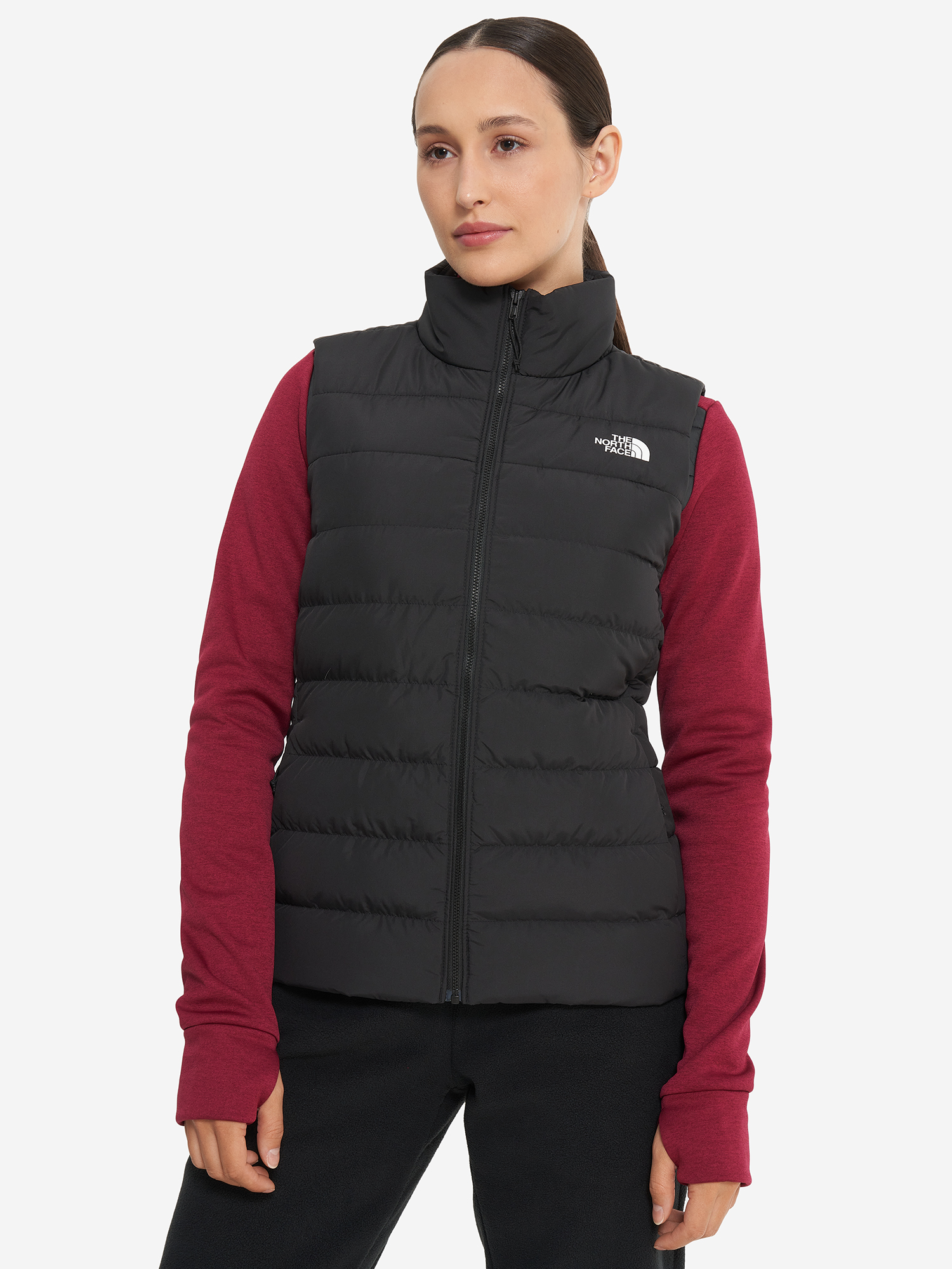 фото Жилет пуховый женский the north face aconcagua 3, черный