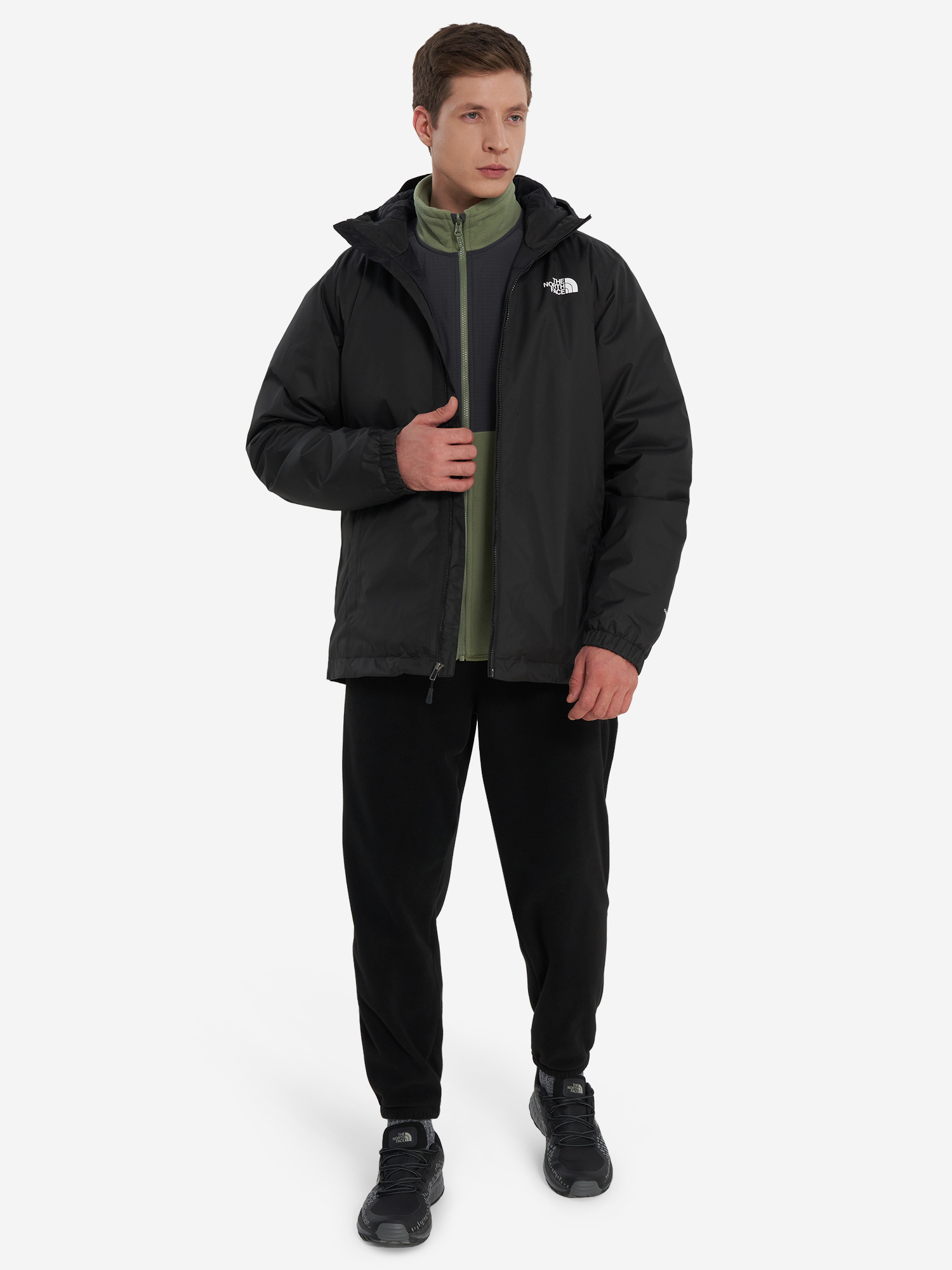 фото Куртка утепленная мужская the north face quest insulated, черный