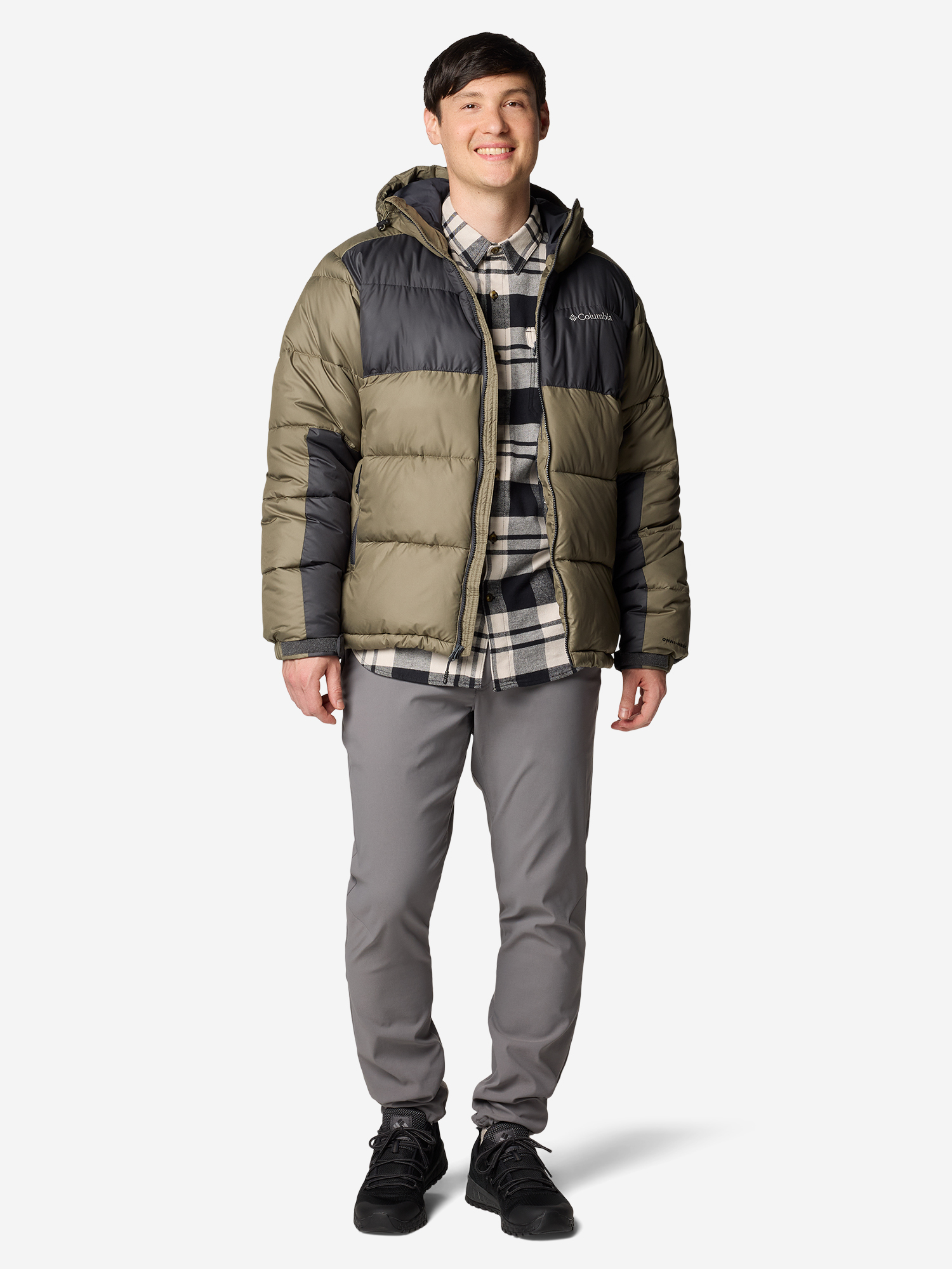 фото Куртка утепленная мужская columbia pike lake ii hooded jacket, зеленый