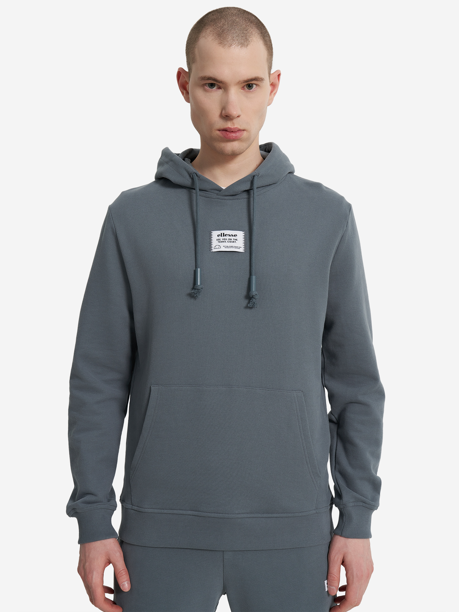 фото Худи мужское ellesse, серый