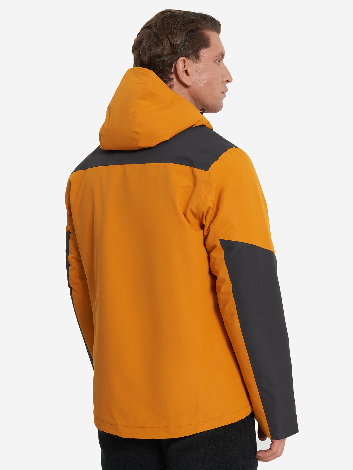 фото Куртка утепленная мужская jack wolfskin jasper, оранжевый