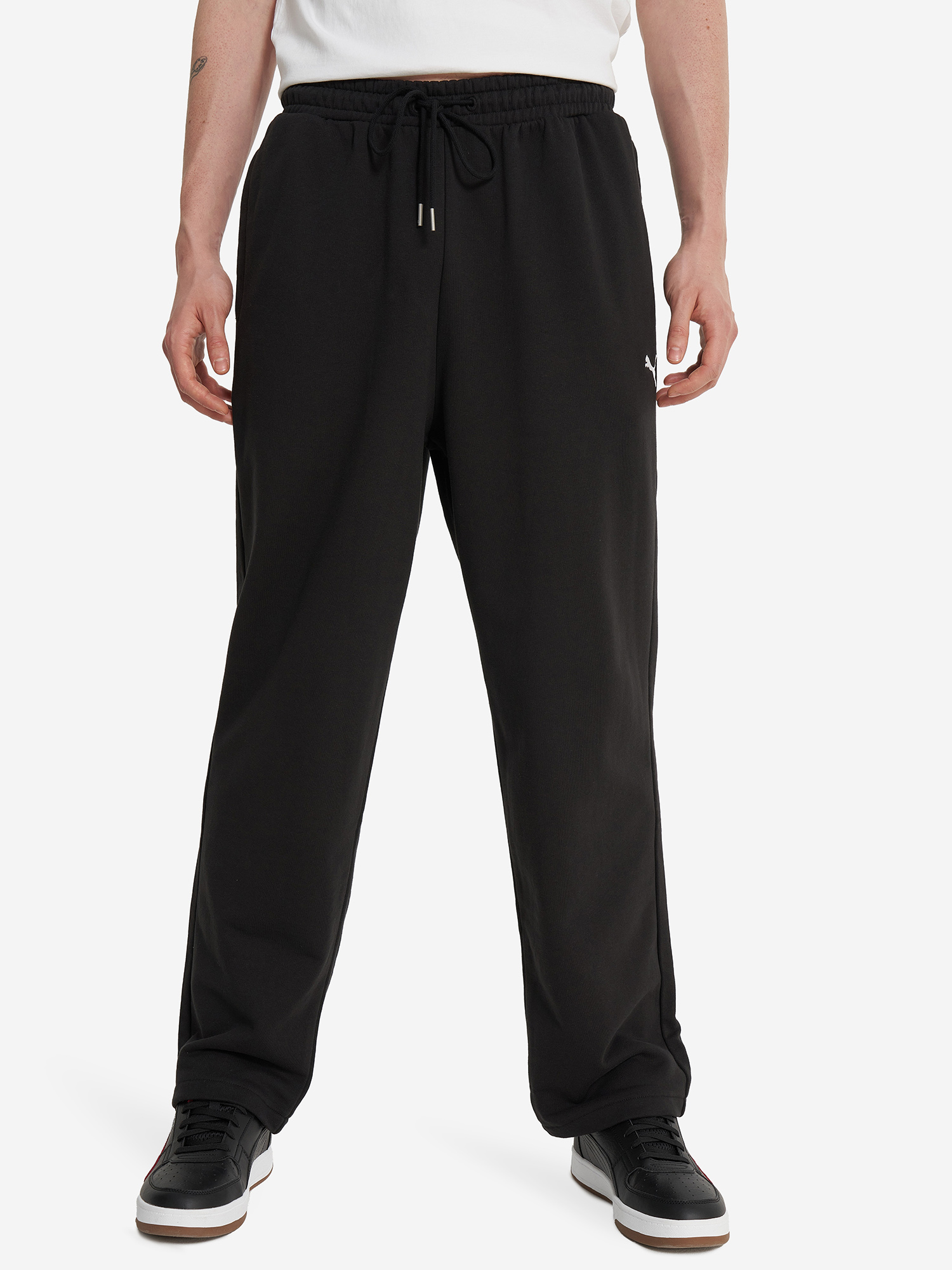 фото Брюки мужские puma wardrobe ess, черный