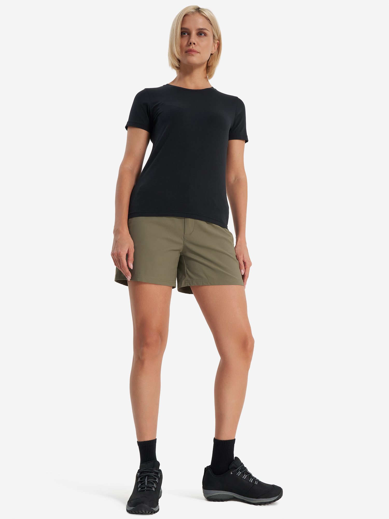 фото Шорты женские columbia cedar crest short, зеленый