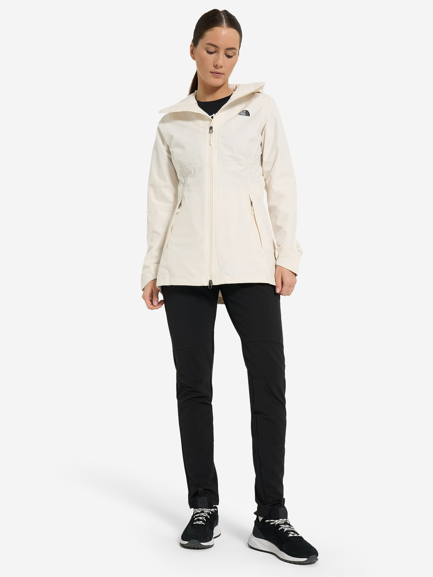 фото Куртка мембранная женская the north face hikesteller, бежевый
