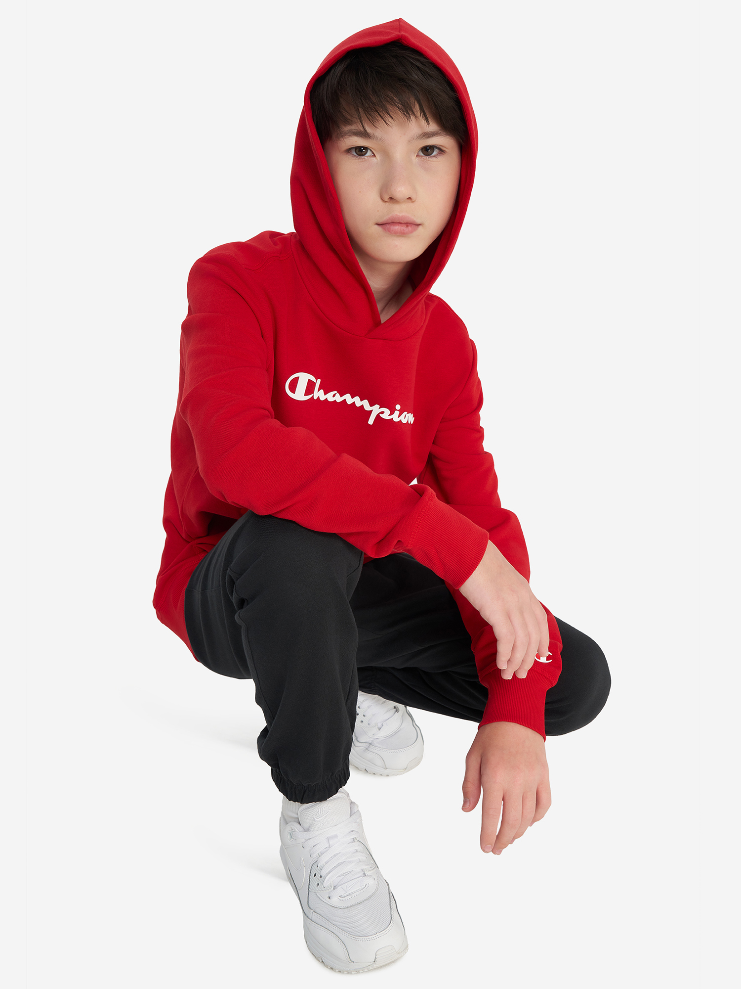 фото Худи для мальчиков champion, красный