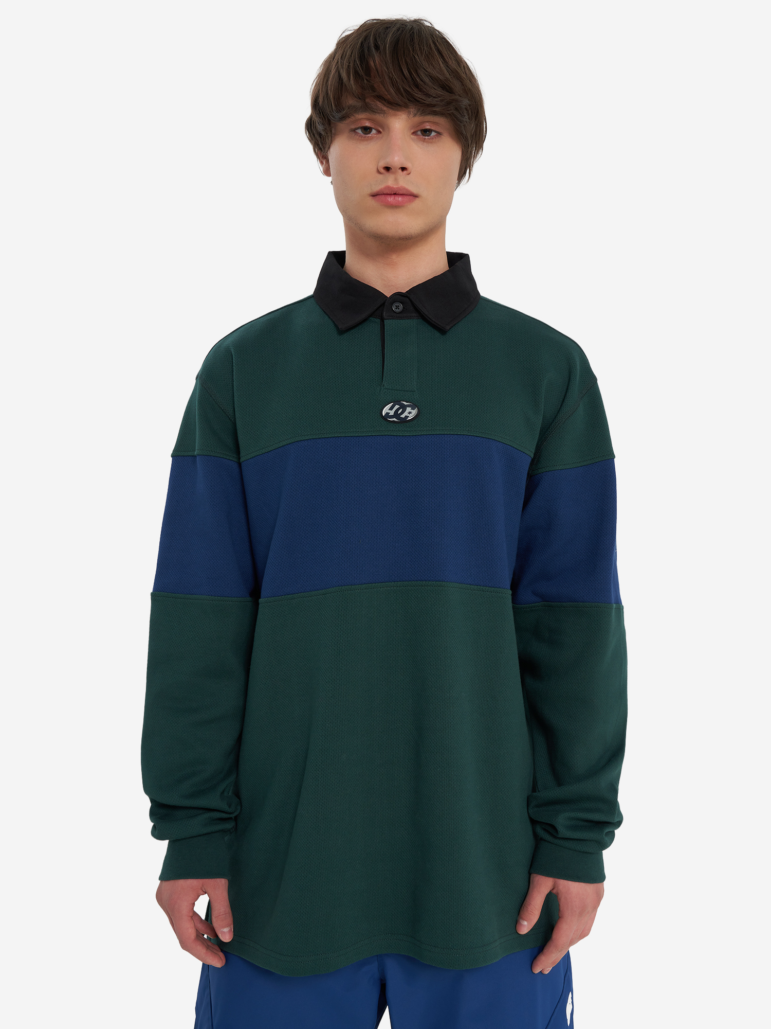 фото Лонгслив мужской dc shoes second half, зеленый