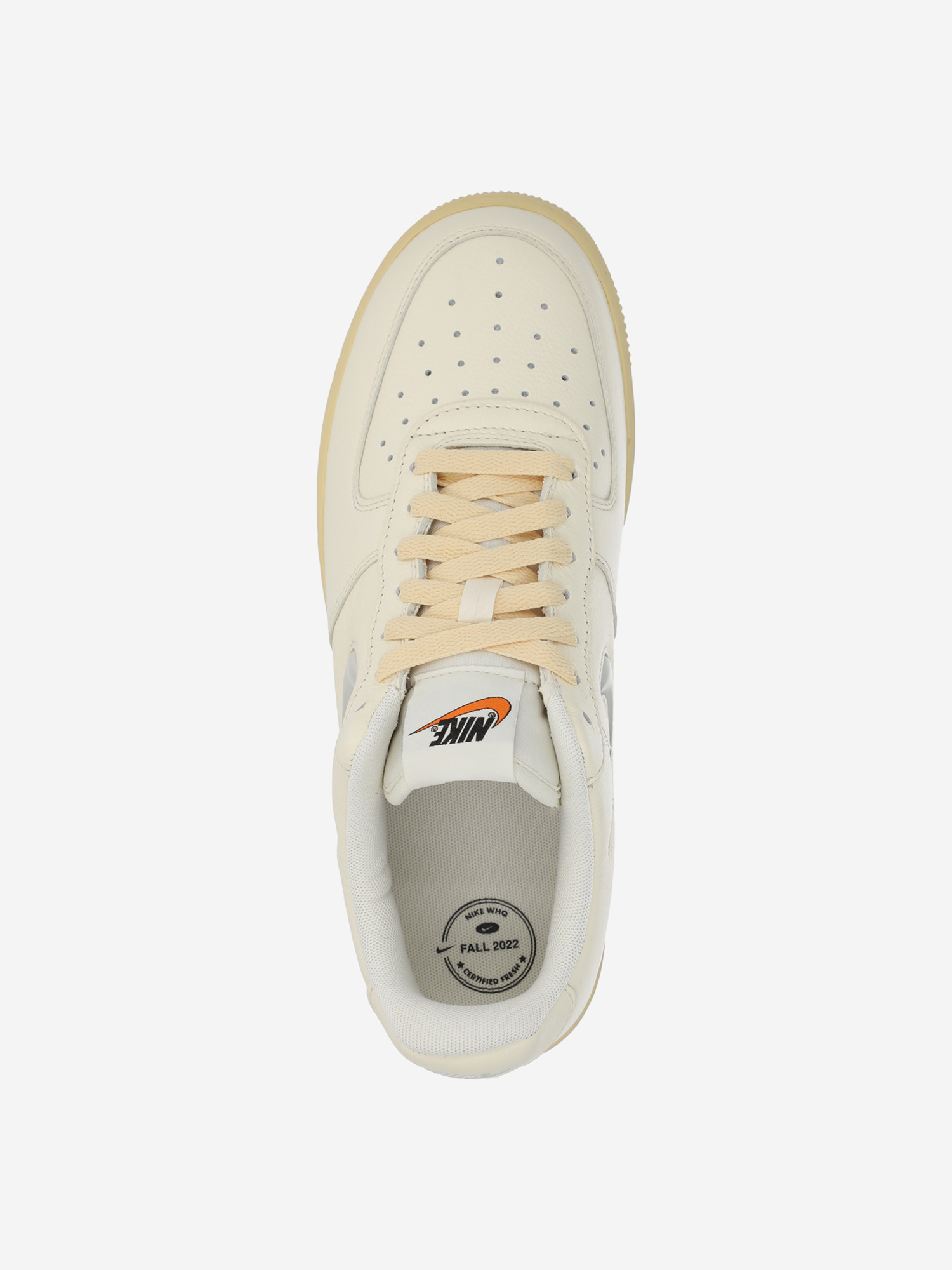 фото Кеды женские nike air force 1 '07, бежевый