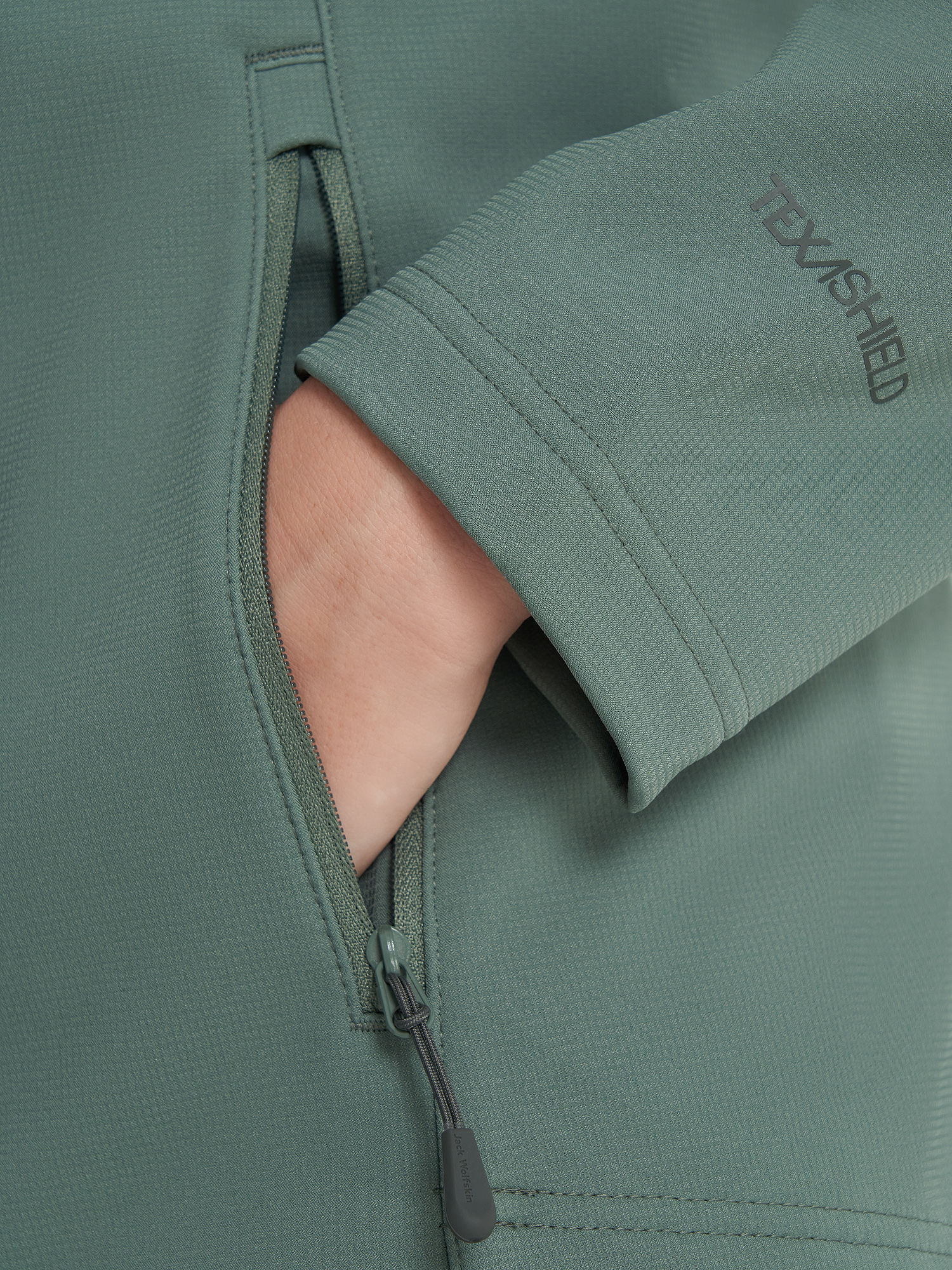 фото Куртка софтшелл женская jack wolfskin bornberg, зеленый
