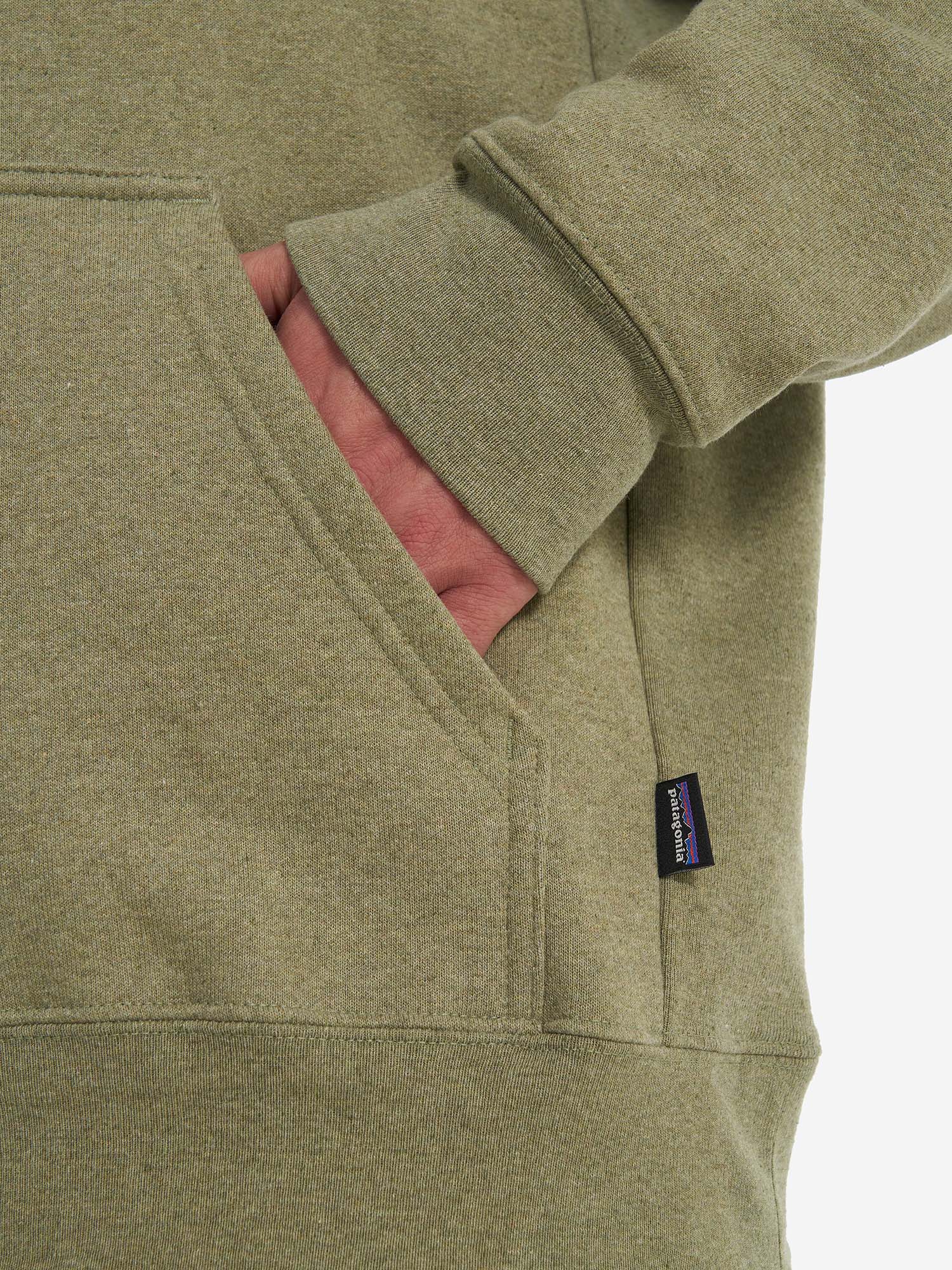фото Худи мужское patagonia logo uprisal, зеленый