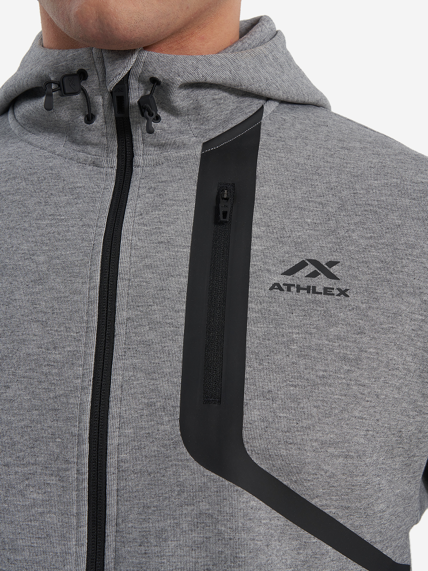 фото Толстовка мужская athlex, серый