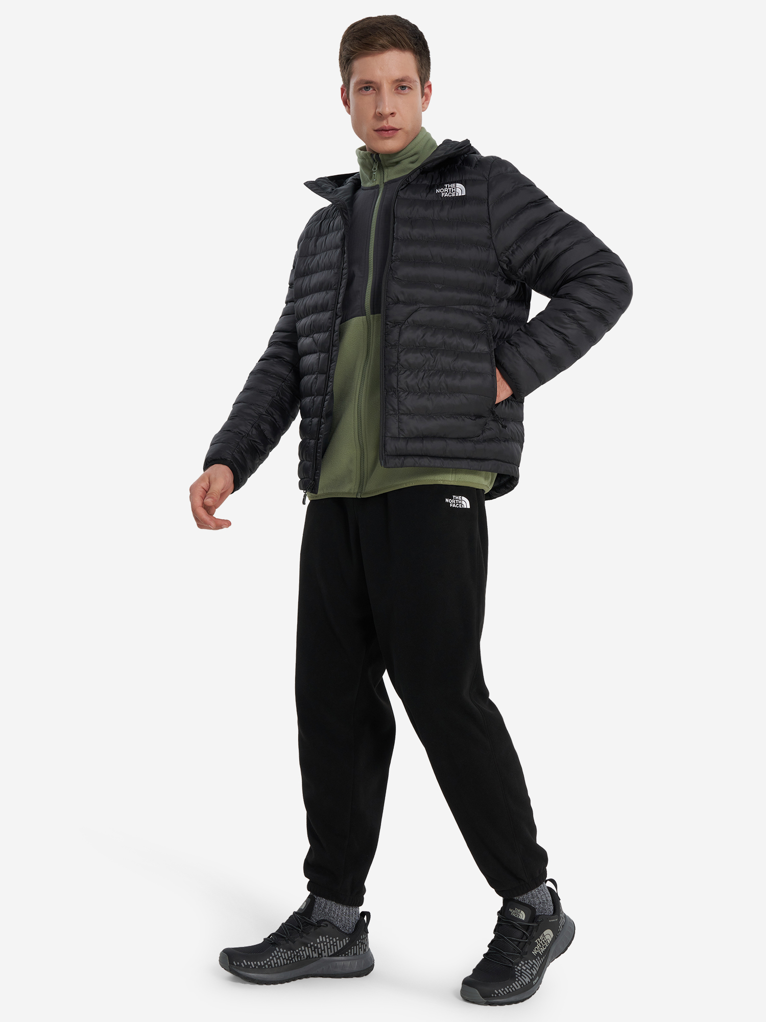 фото Куртка утепленная мужская the north face huila, черный