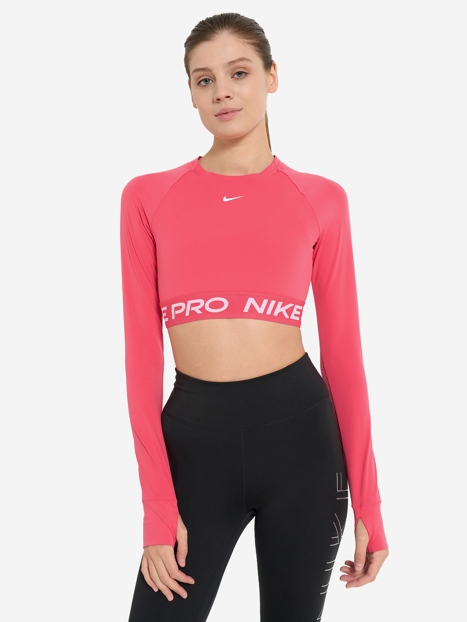 фото Лонгслив женский nike, розовый