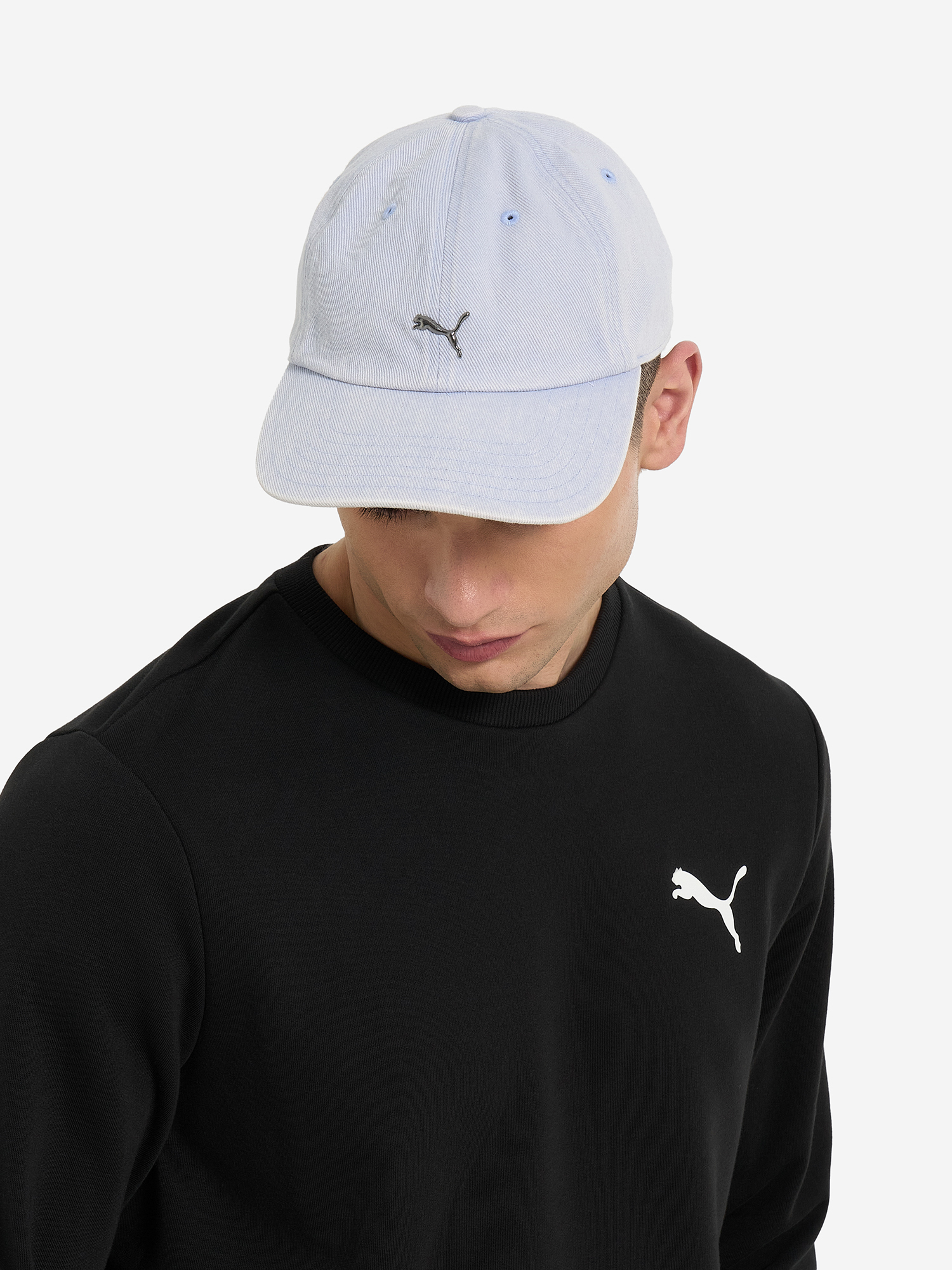 фото Бейсболка puma wardrobe ess metal, синий