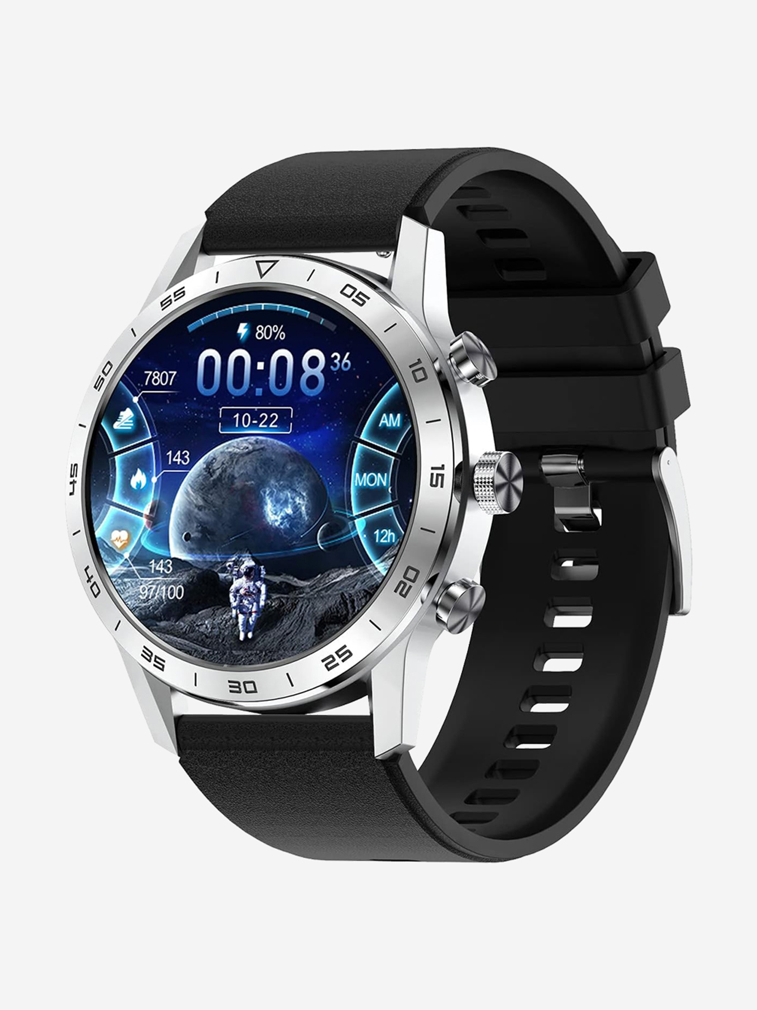 Смарт-часы BandRate Smart BRSDT70PLUSSB с секундомером, ЧСС, счетчиком калорий, Серебряный
Смарт-часы BandRate Smart BRSDT70PLUSSB с секундомером, ЧСС, счетчиком калорий, Серебряный