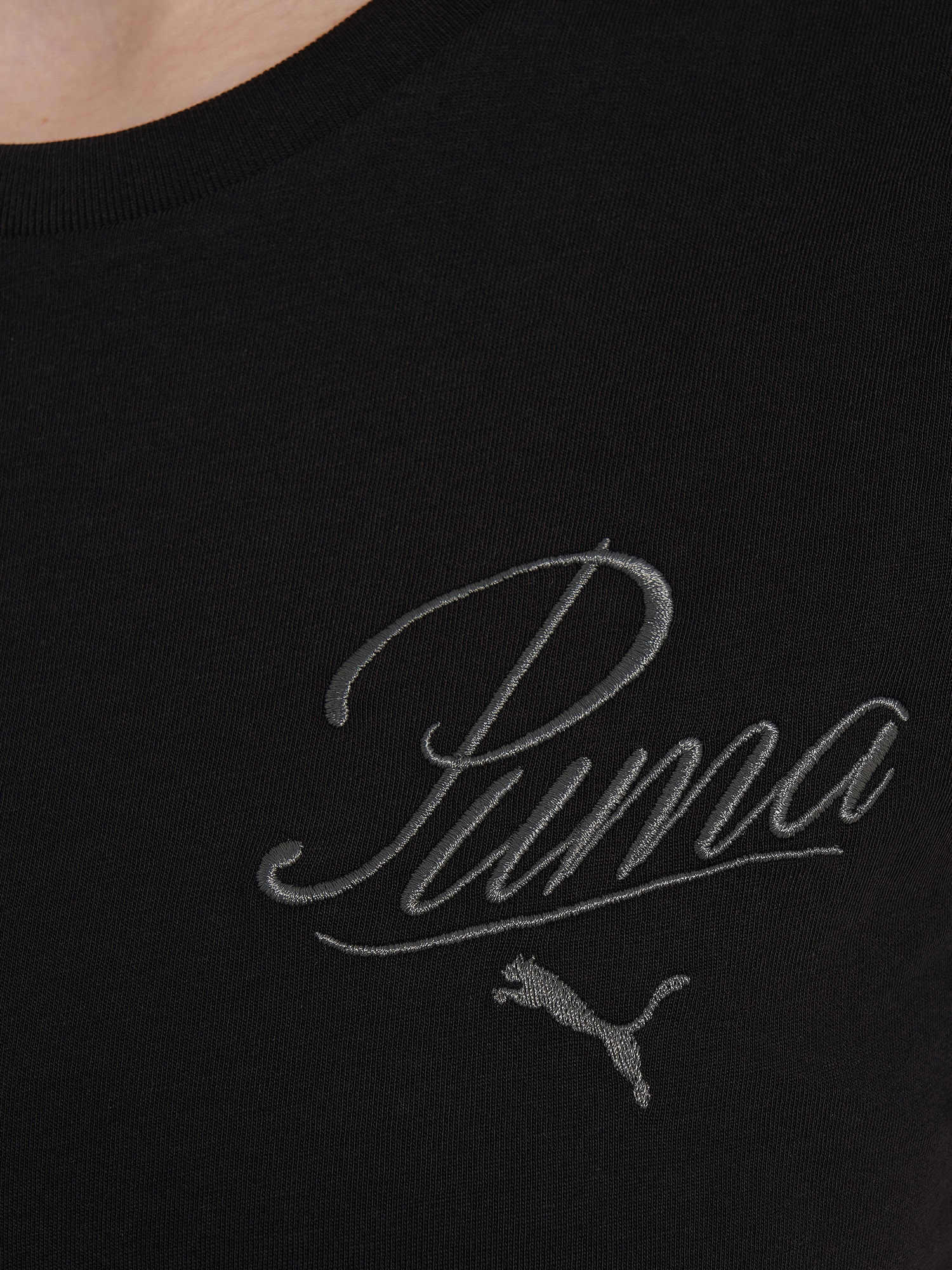 фото Футболка женская puma ess script, черный