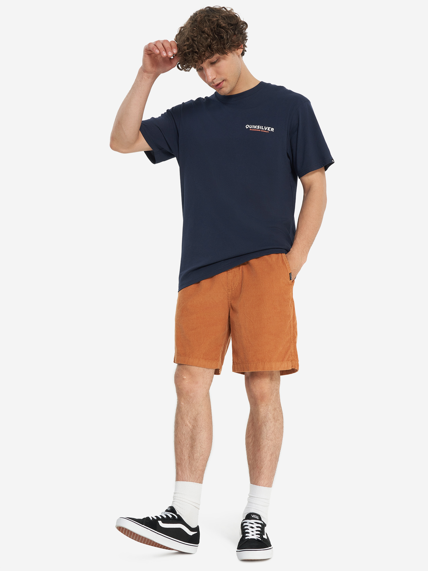 фото Футболка мужская quiksilver kunac, синий
