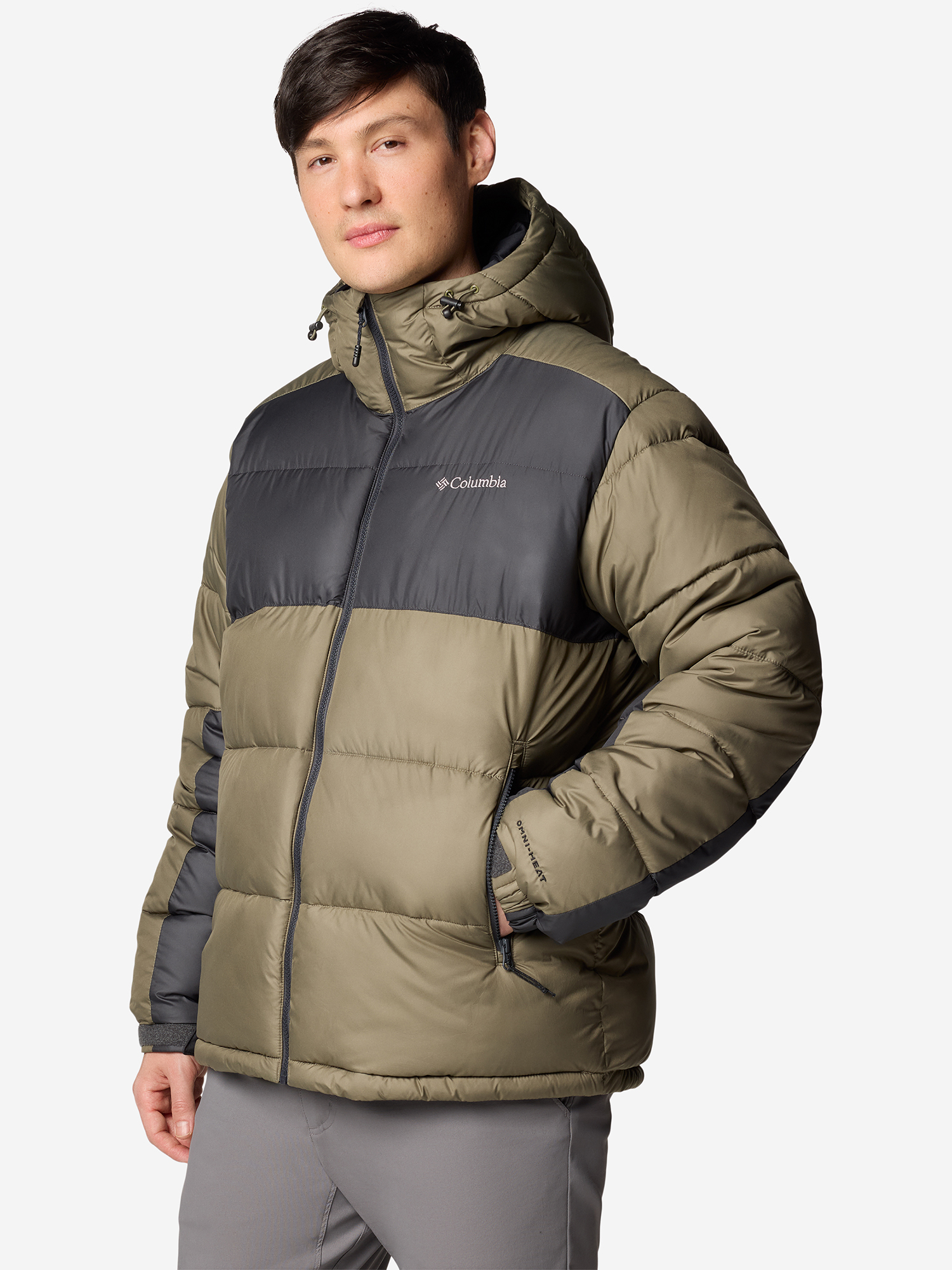 фото Куртка утепленная мужская columbia pike lake ii hooded jacket, зеленый