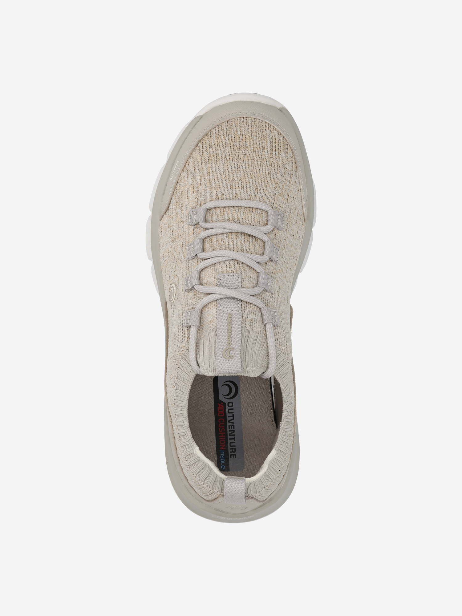 фото Кроссовки женские outventure softline slip on, бежевый