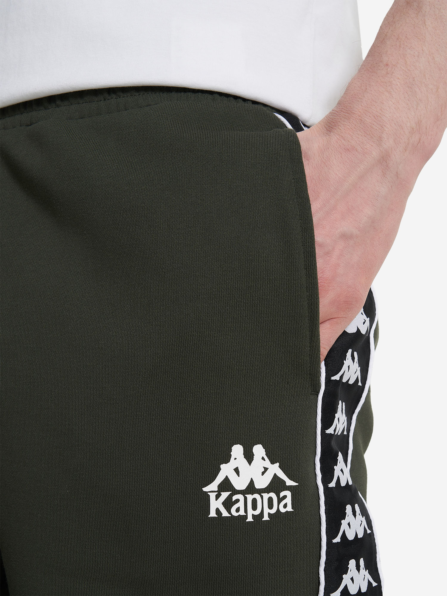 фото Шорты мужские kappa, зеленый