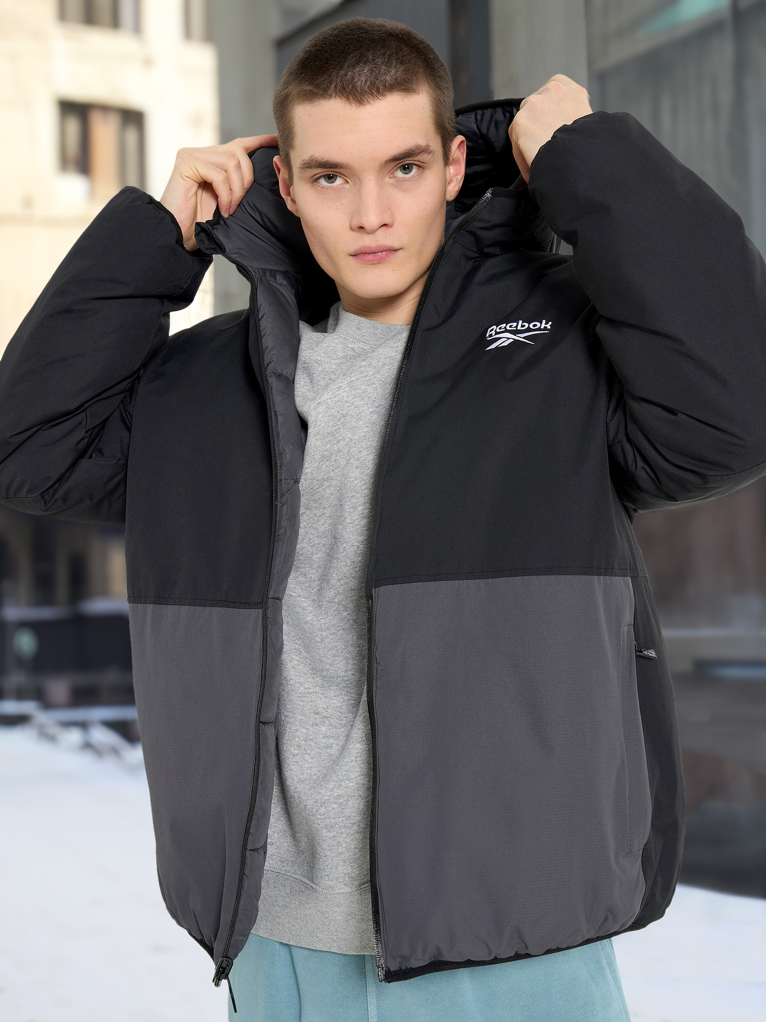 Пуховик мужской Reebok, Черный
Пуховик мужской Reebok, Черный