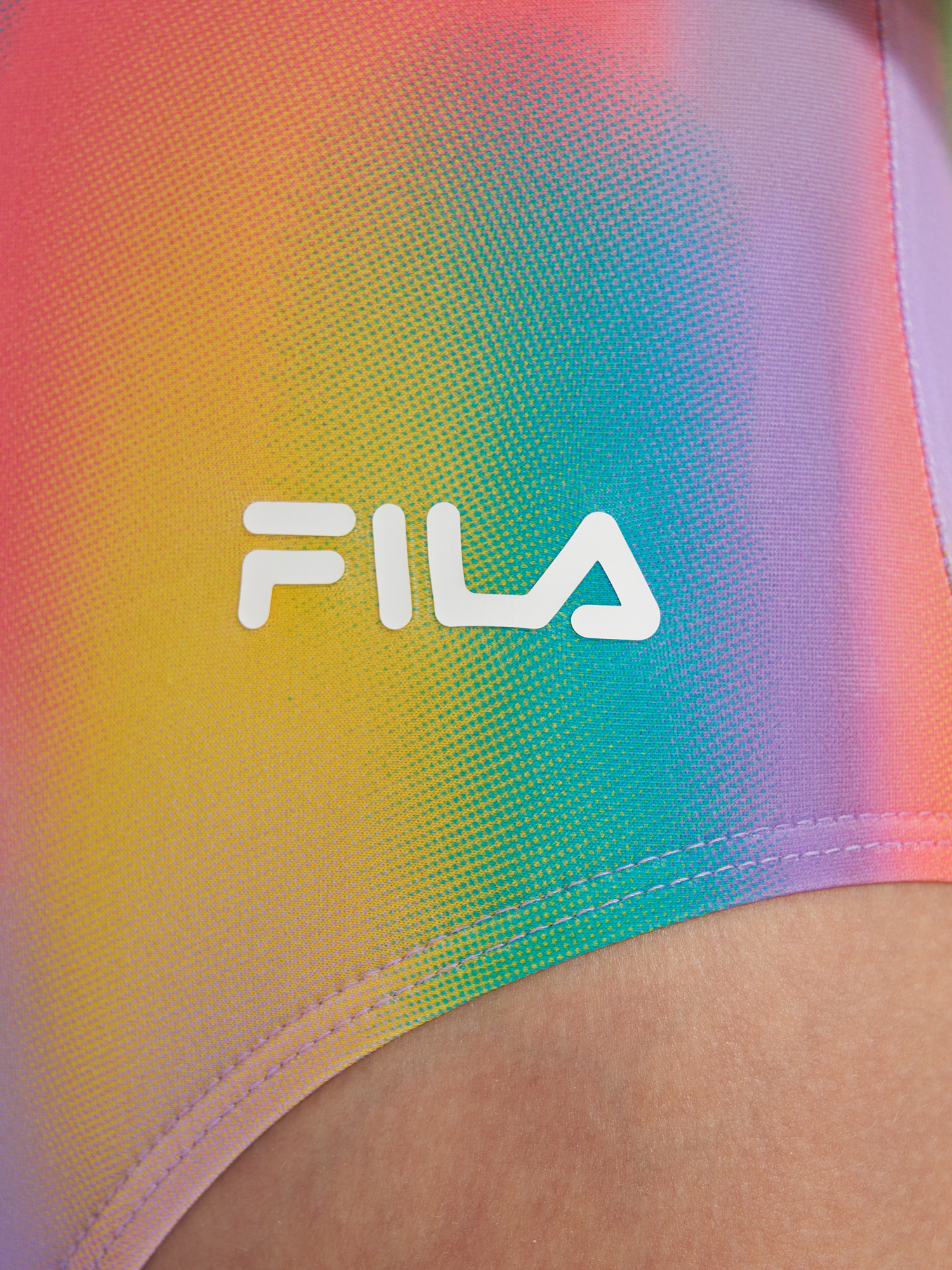 фото Купальник слитный для девочек fila, мультицвет