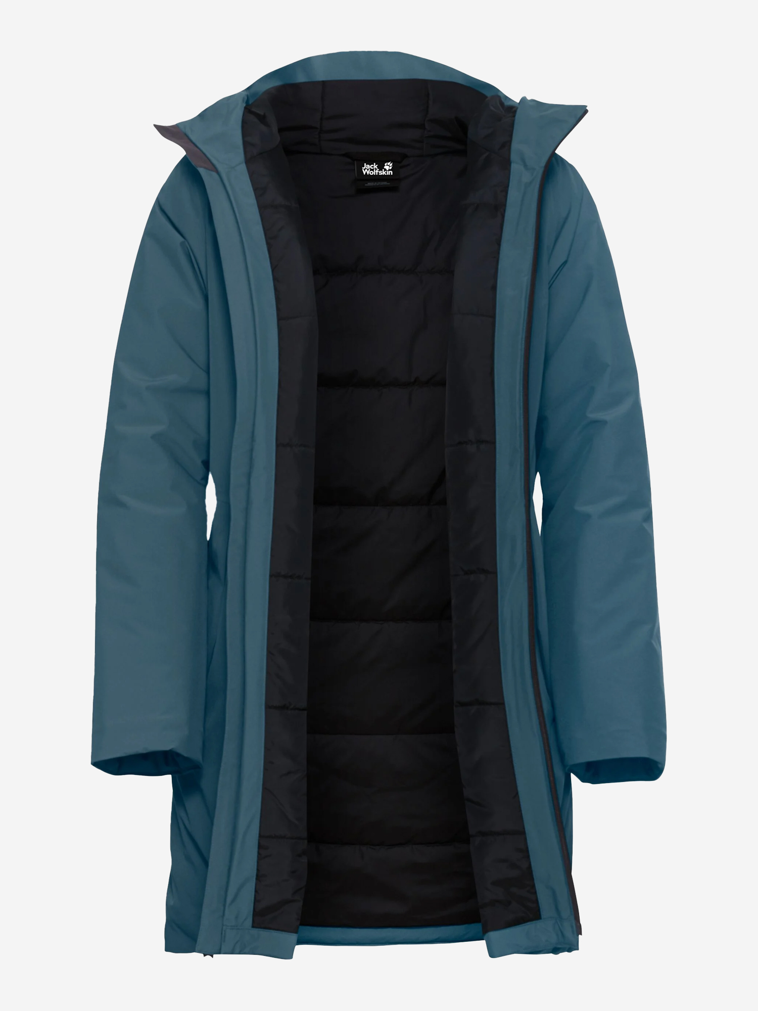 фото Куртка утепленная женская jack wolfskin frost haven, синий