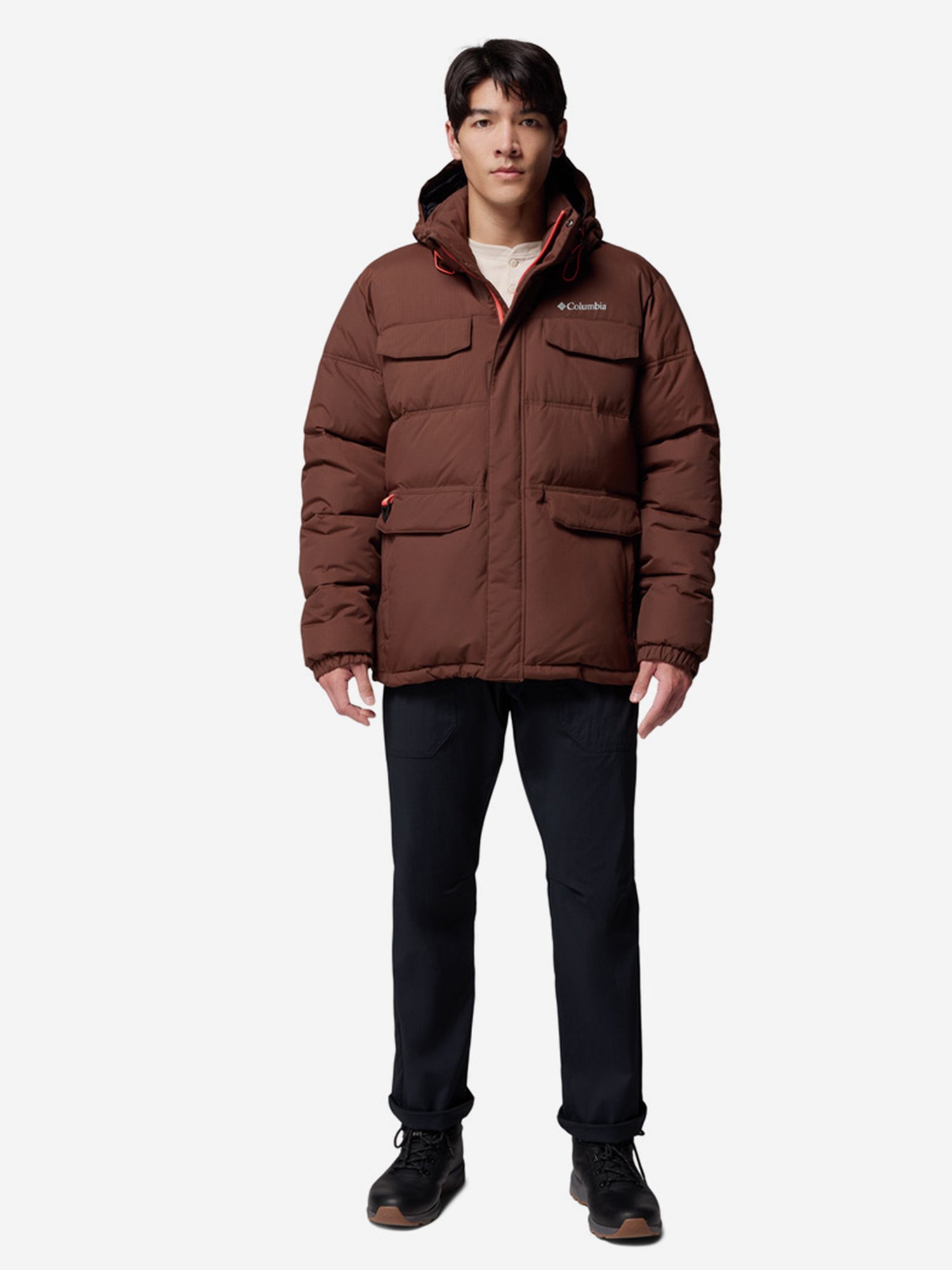 фото Куртка утепленная мужская columbia landroamer puffer jacket, коричневый
