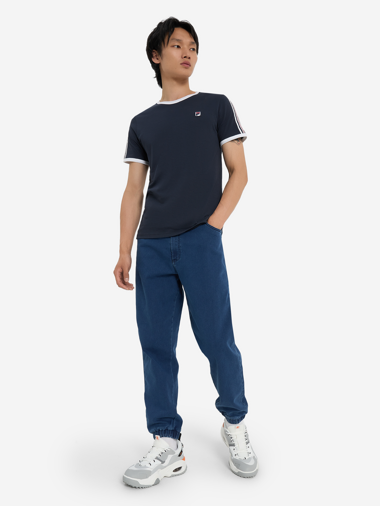 фото Футболка мужская fila heritage, синий