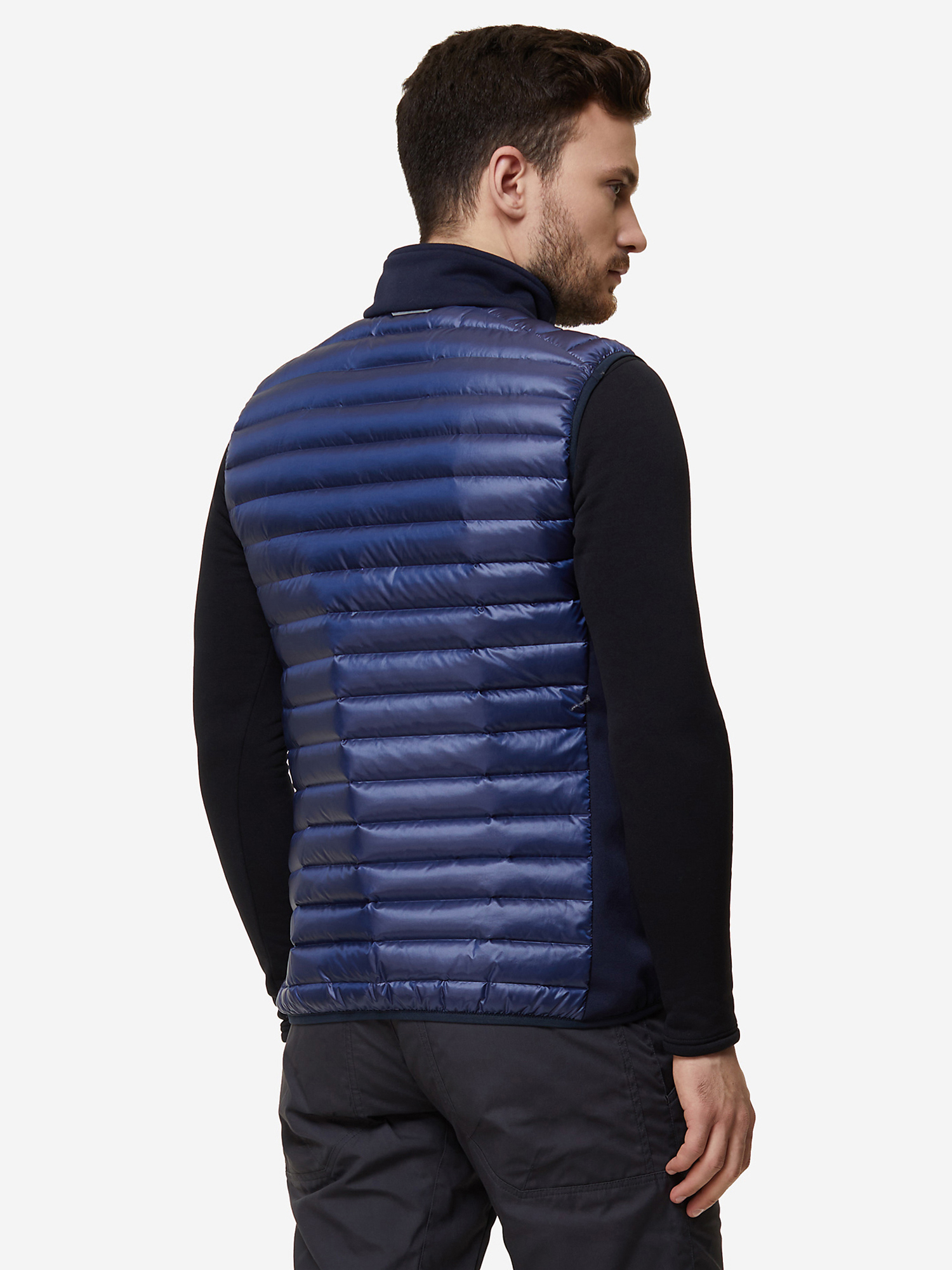 фото Жилет пуховой мужской bask chamonix light vest, синий