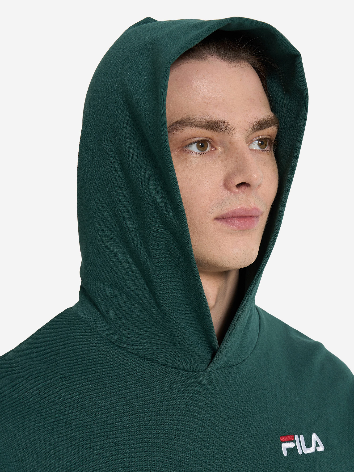 фото Худи мужское оверсайз fila, зеленый