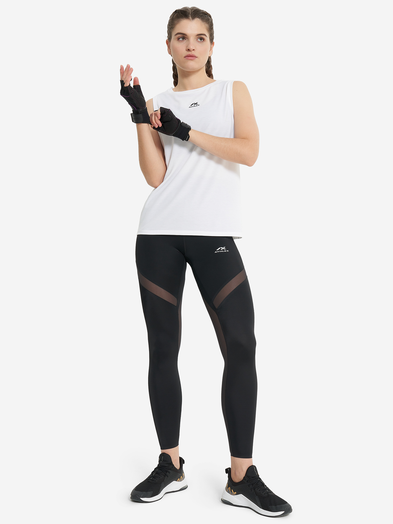 фото Майка женская athlex, белый