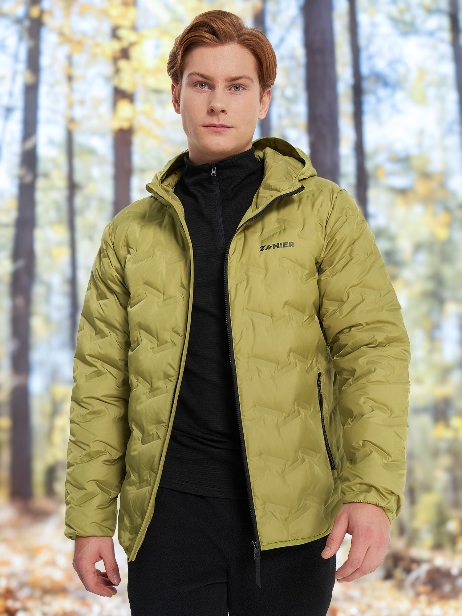 Пуховик мужской Zanier, Зеленый
Пуховик мужской Zanier, Зеленый