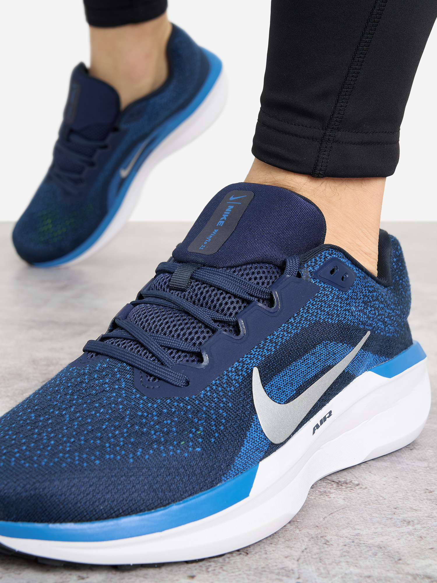 фото Кроссовки мужские nike winflo 11, синий