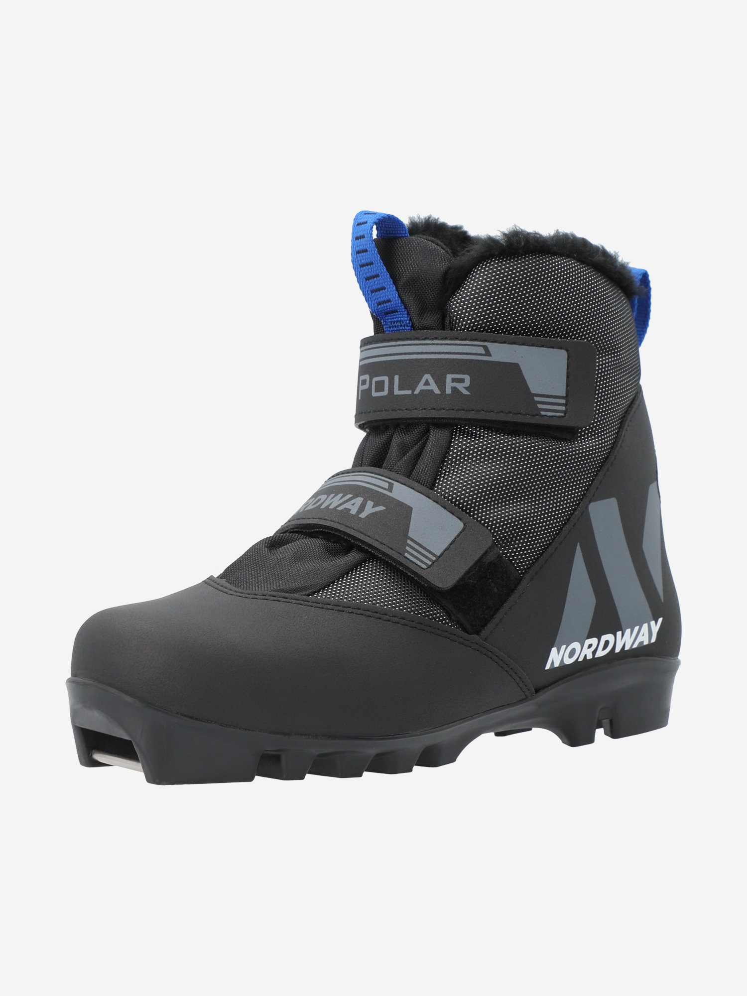 фото Ботинки для беговых лыж детские nordway polar nnn, черный