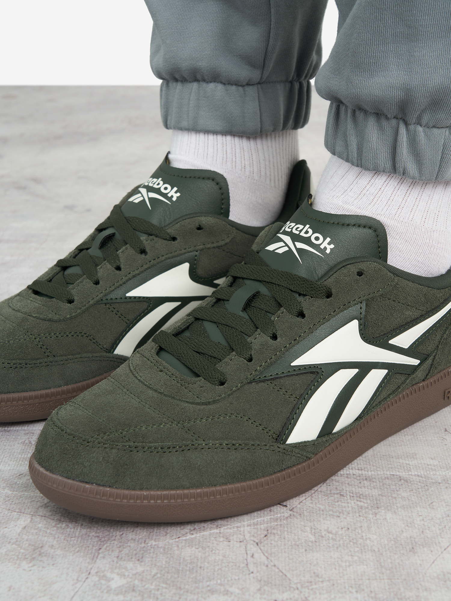 фото Кеды мужские reebok finale, зеленый