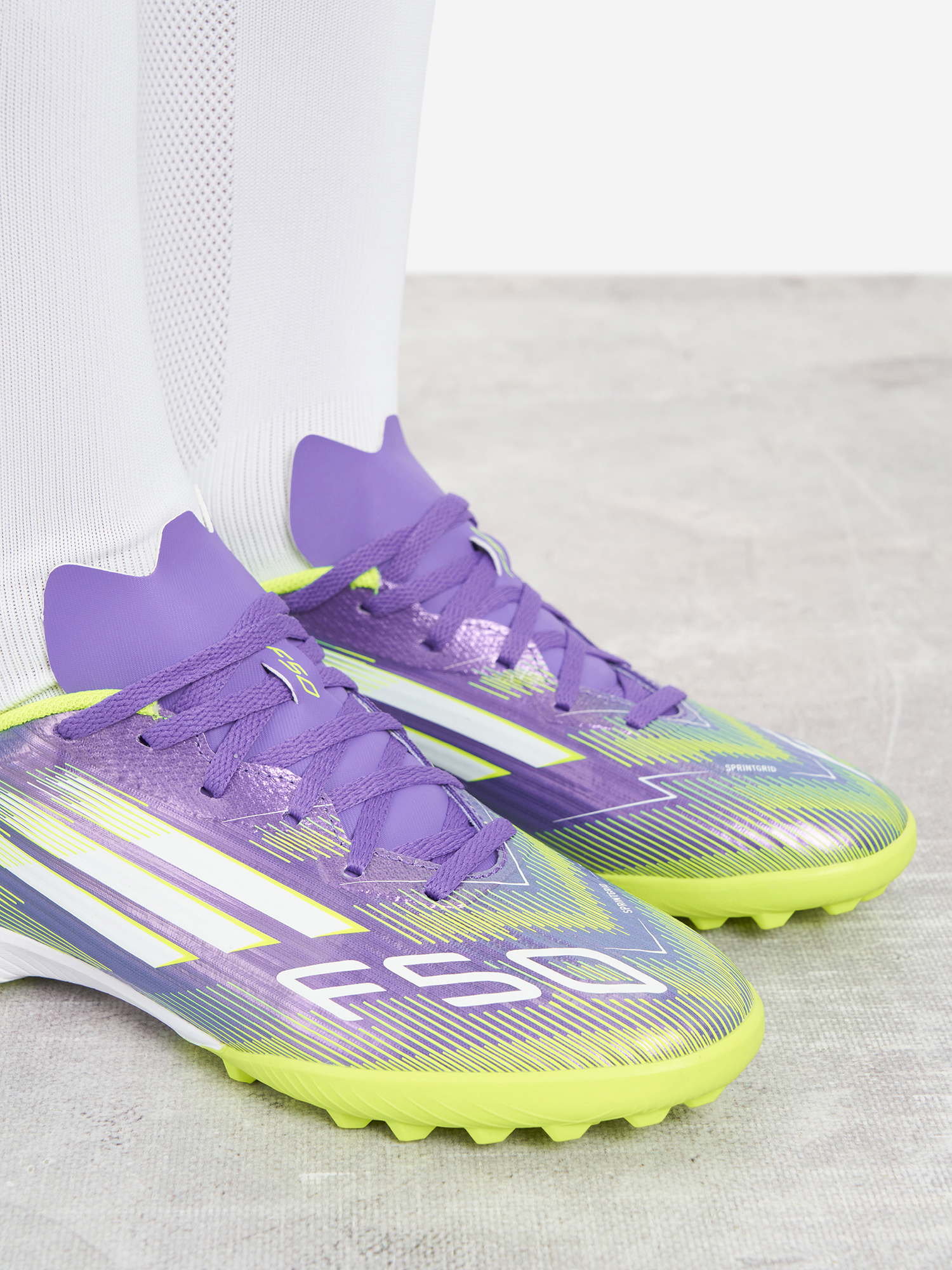 фото Бутсы для мальчиков adidas f50 league, фиолетовый