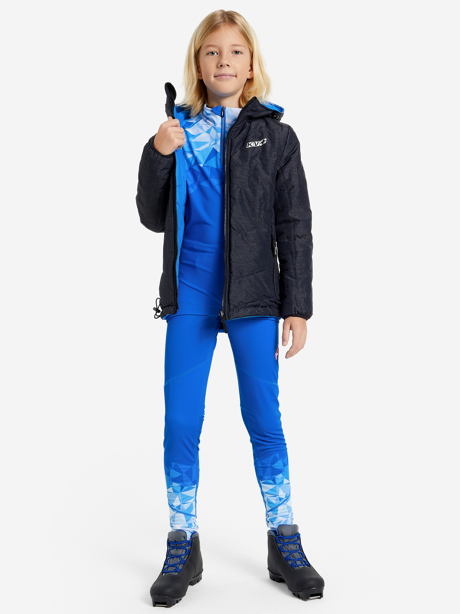 фото Куртка утепленная для мальчиков kv+ xc seefeld, синий