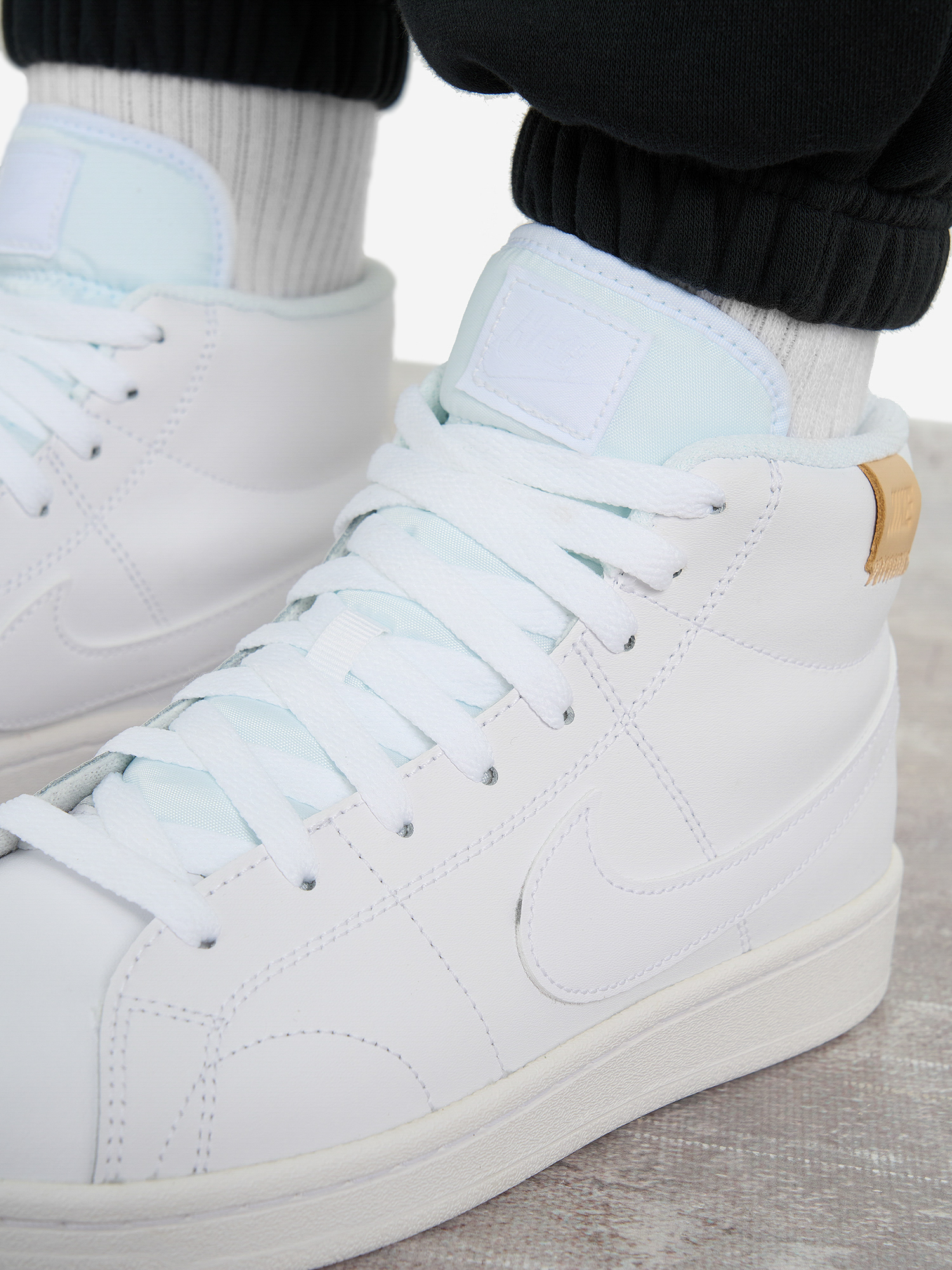 фото Кеды женские nike court royale 2 mid, белый
