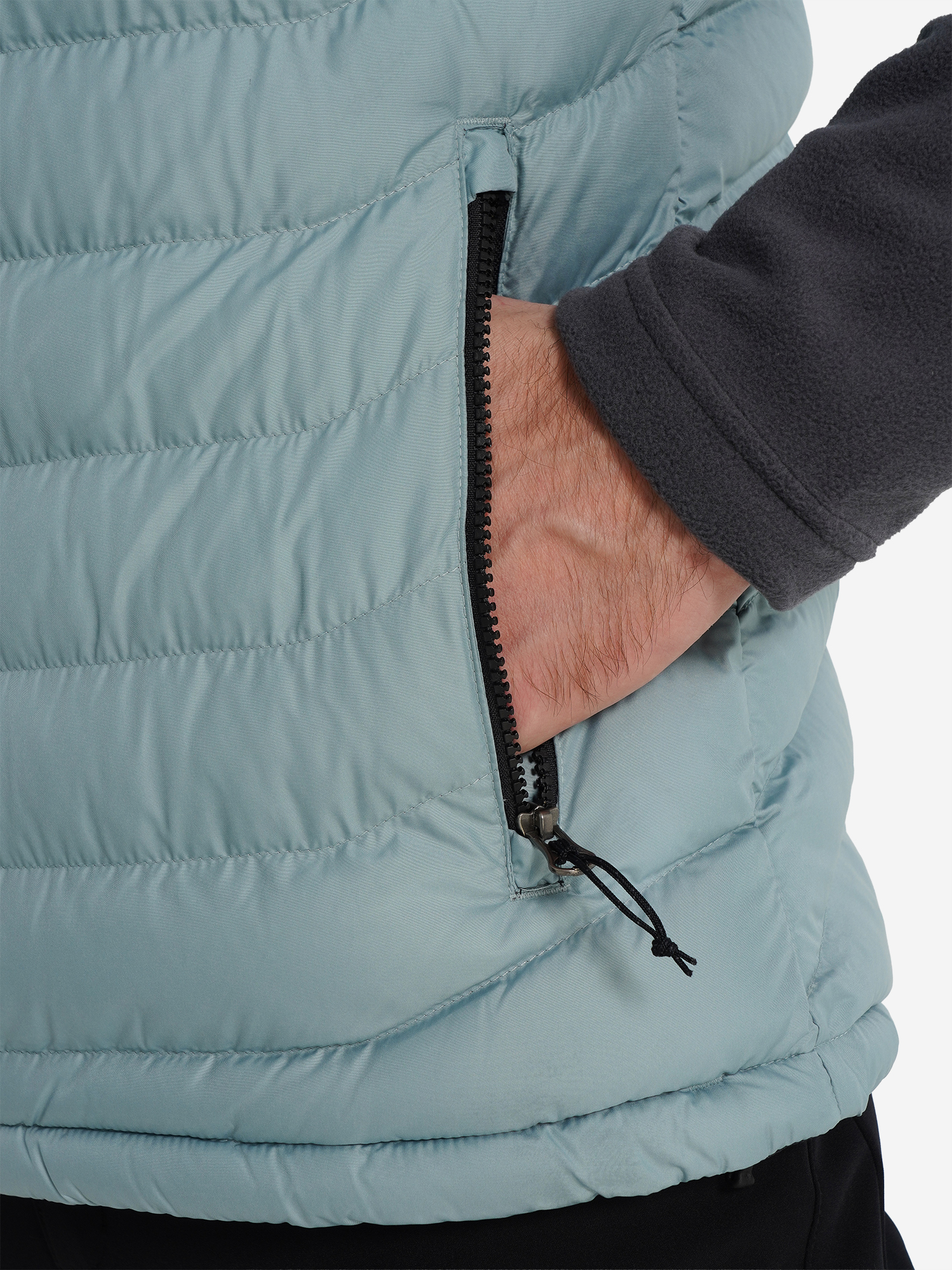 фото Жилет утепленный мужской columbia powder lite ii vest, голубой