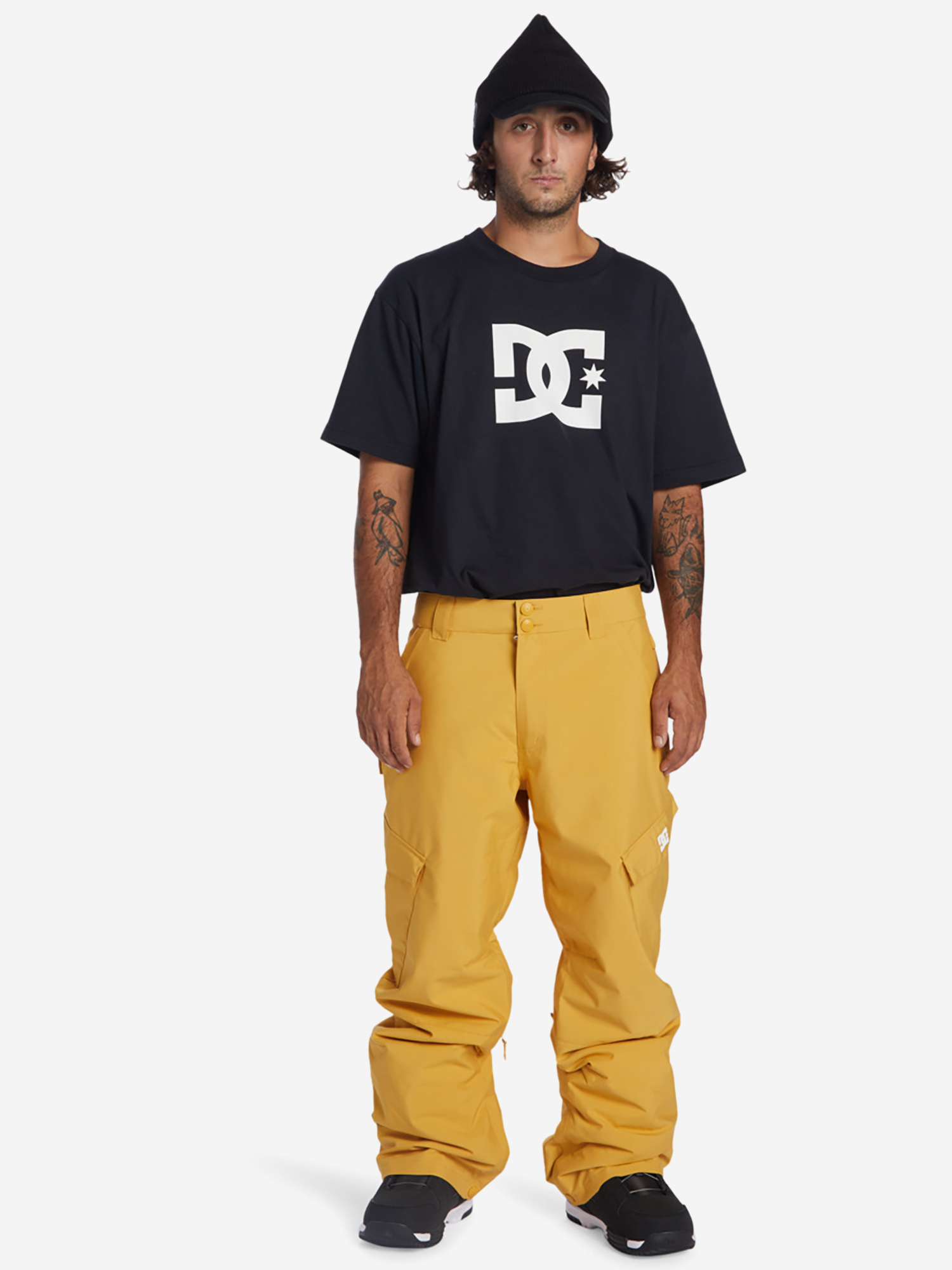 фото Брюки утепленные мужские dc shoes banshee, желтый