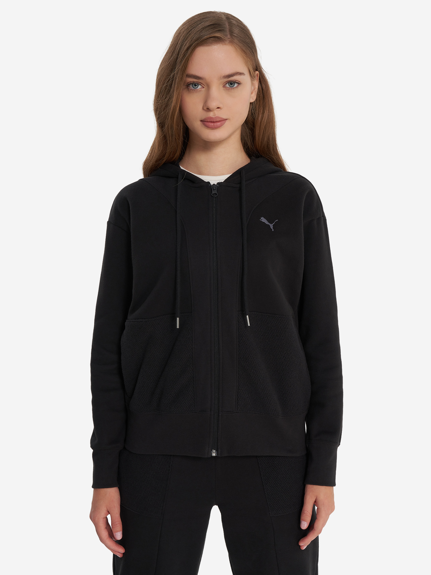 фото Толстовка женская puma, черный