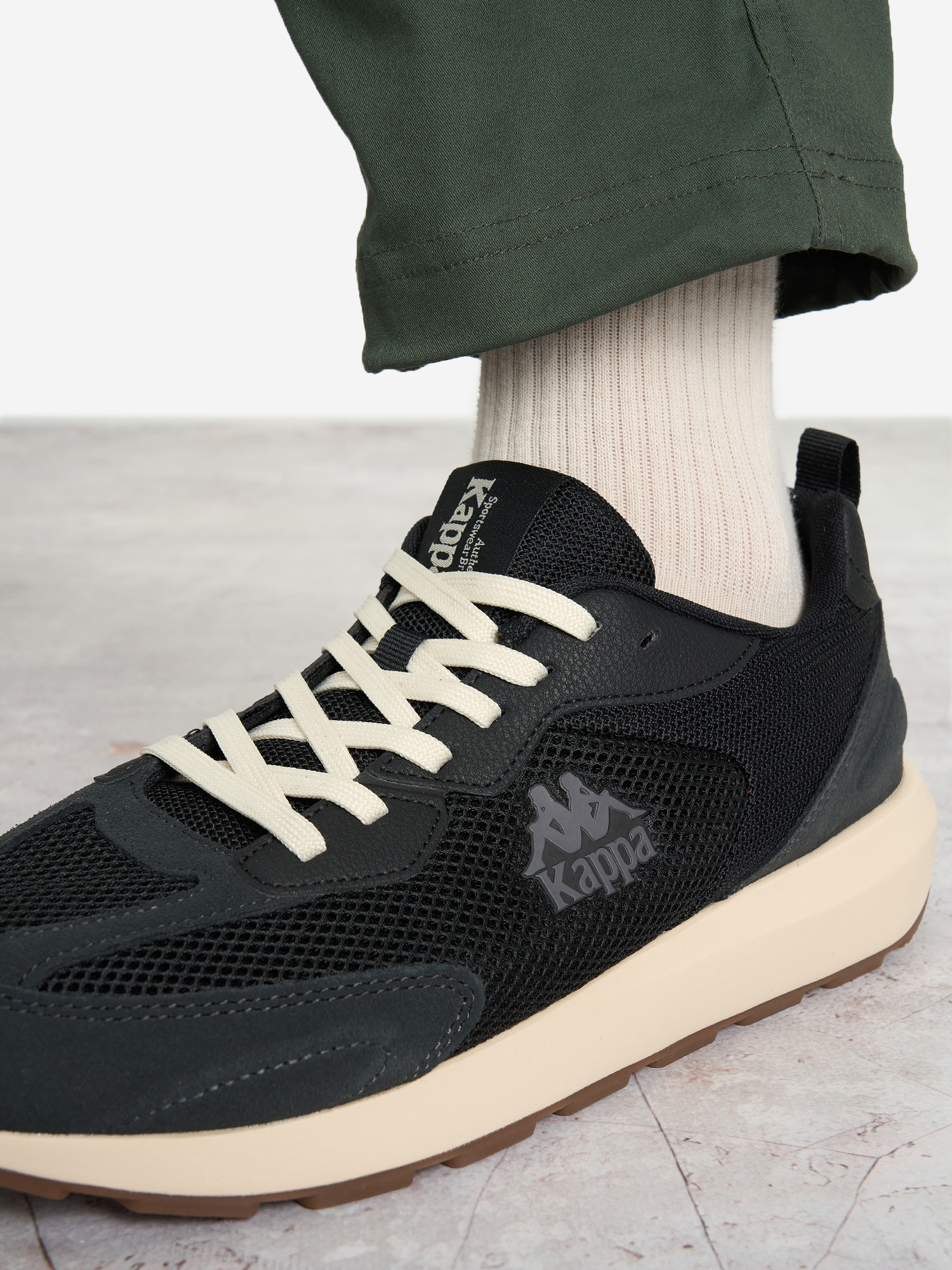 фото Кроссовки мужские kappa authentic run txt, черный