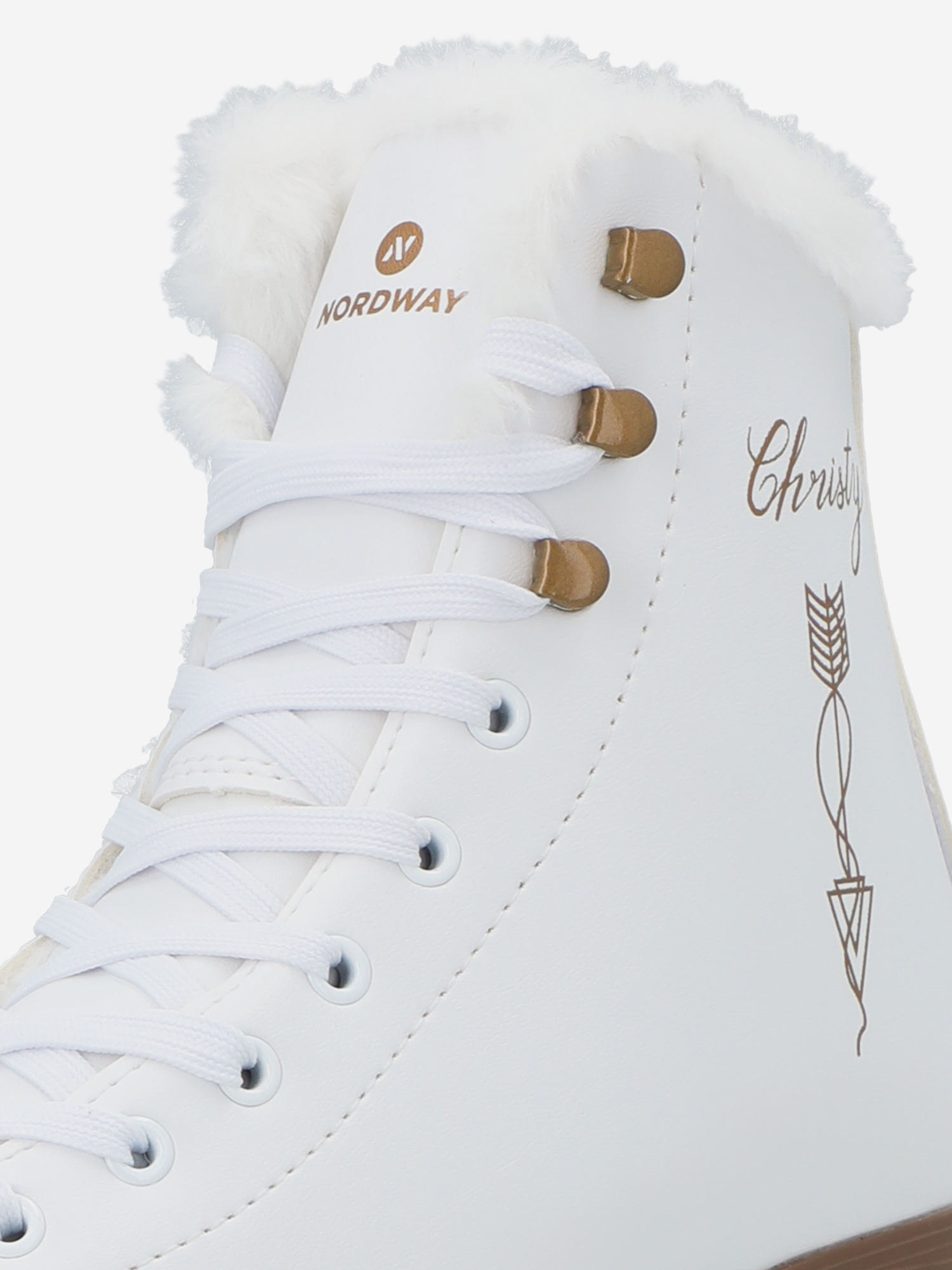 фото Коньки фигурные детские nordway christy, белый