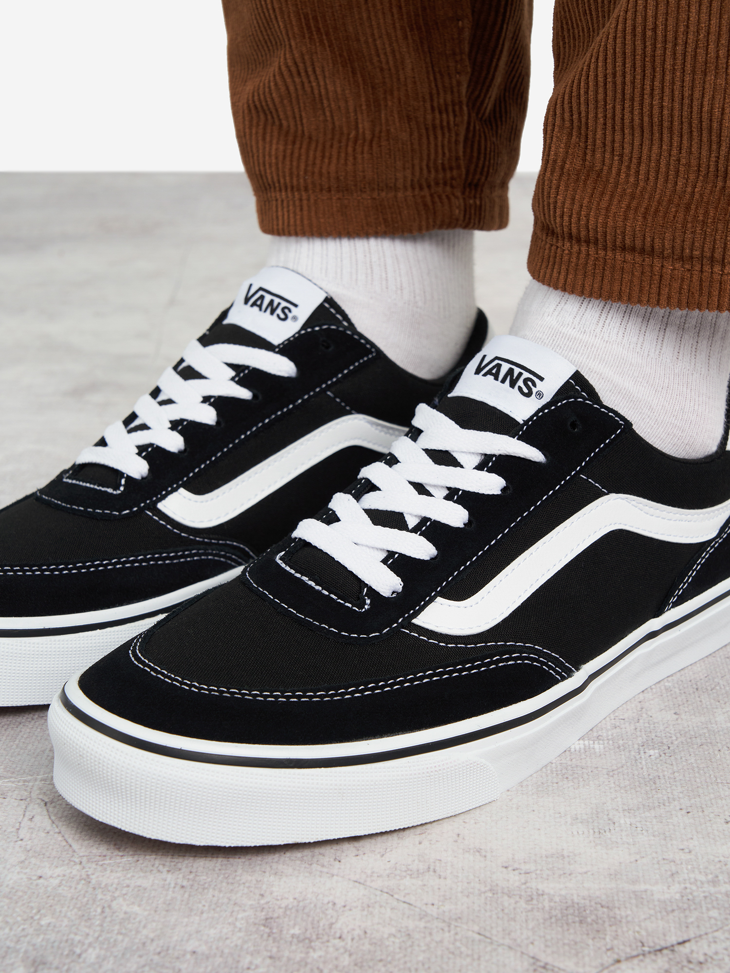фото Кеды мужские vans brooklyn ls, черный