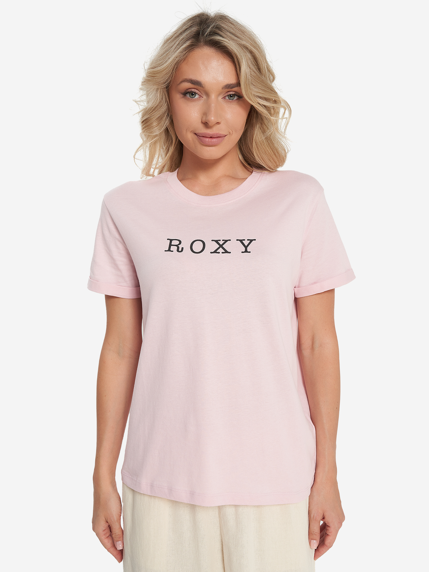 фото Футболка женская roxy, розовый