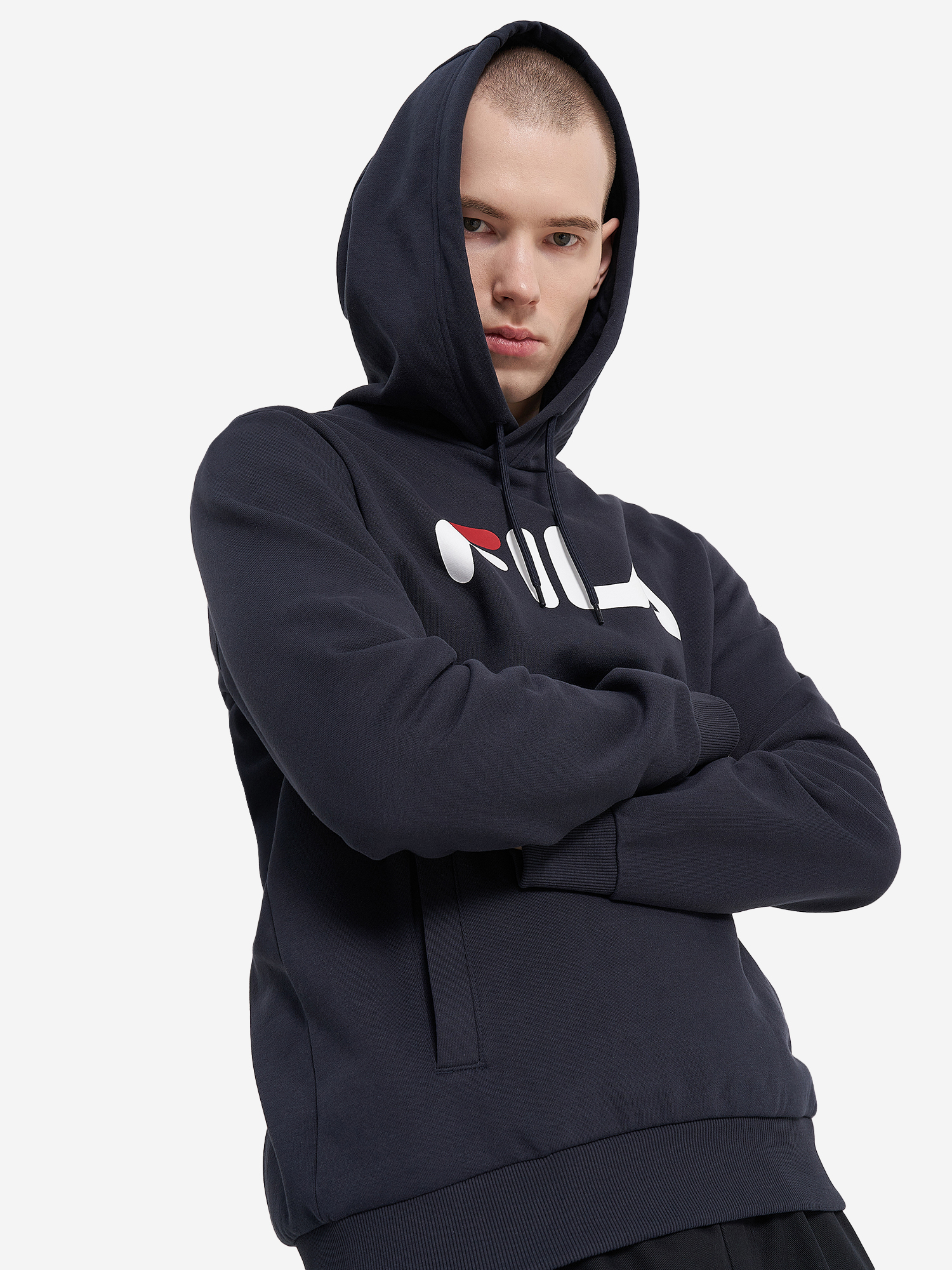 фото Худи мужское fila essentials, синий