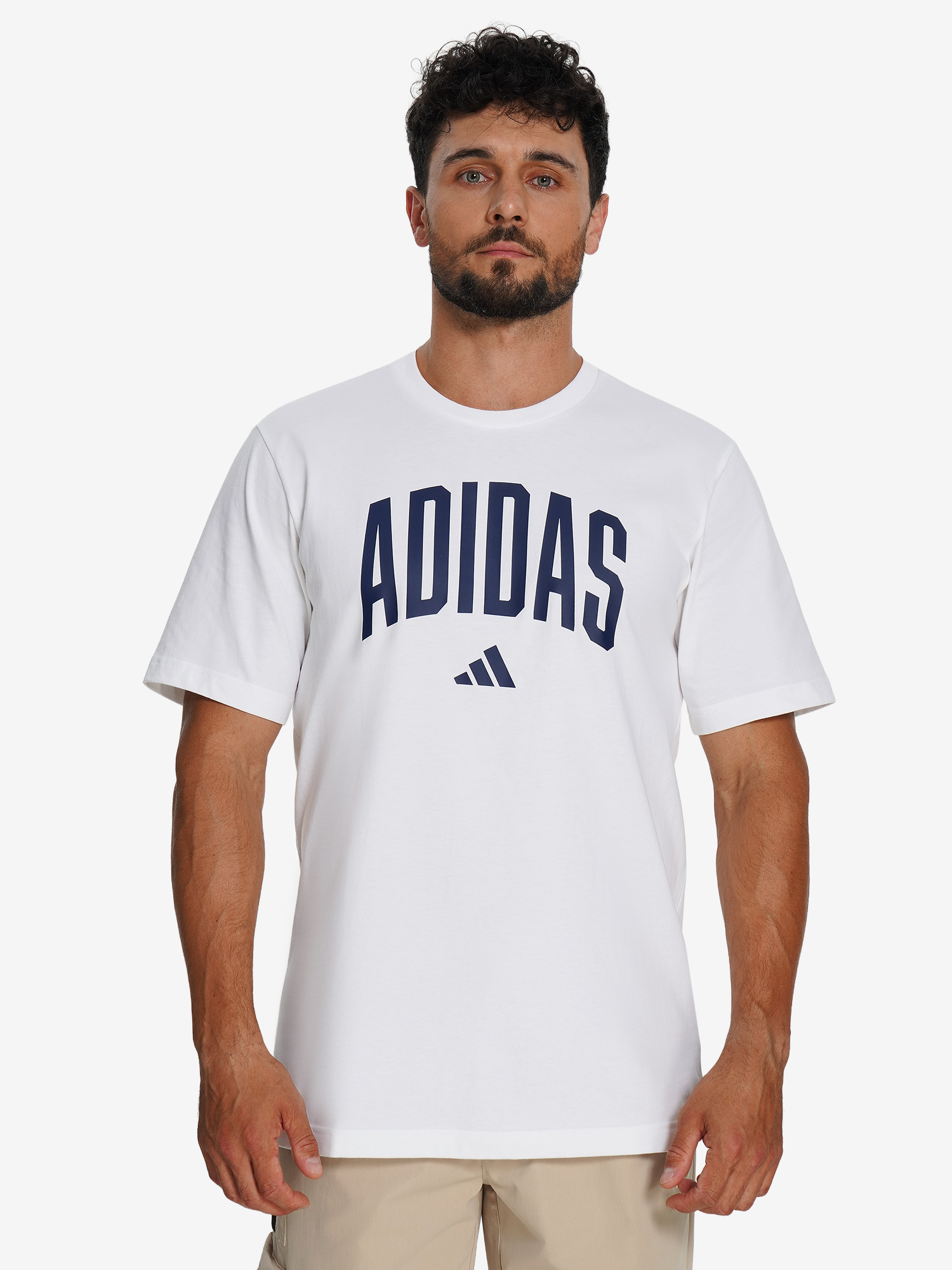 фото Футболка мужская adidas collegiate, белый
